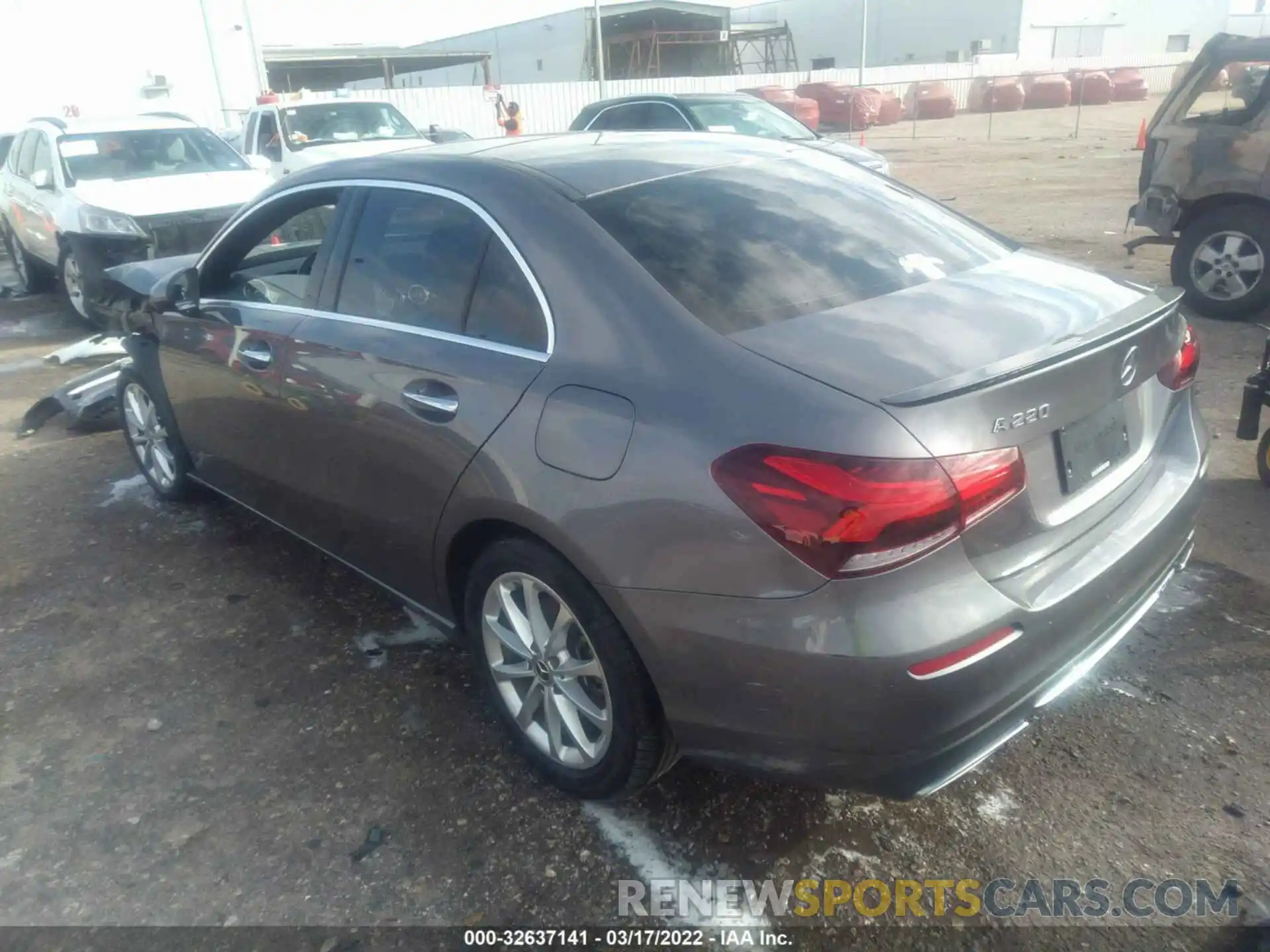 3 Photograph of a damaged car W1K3G4EB8LW044569 MERCEDES-BENZ A-CLASS 2020