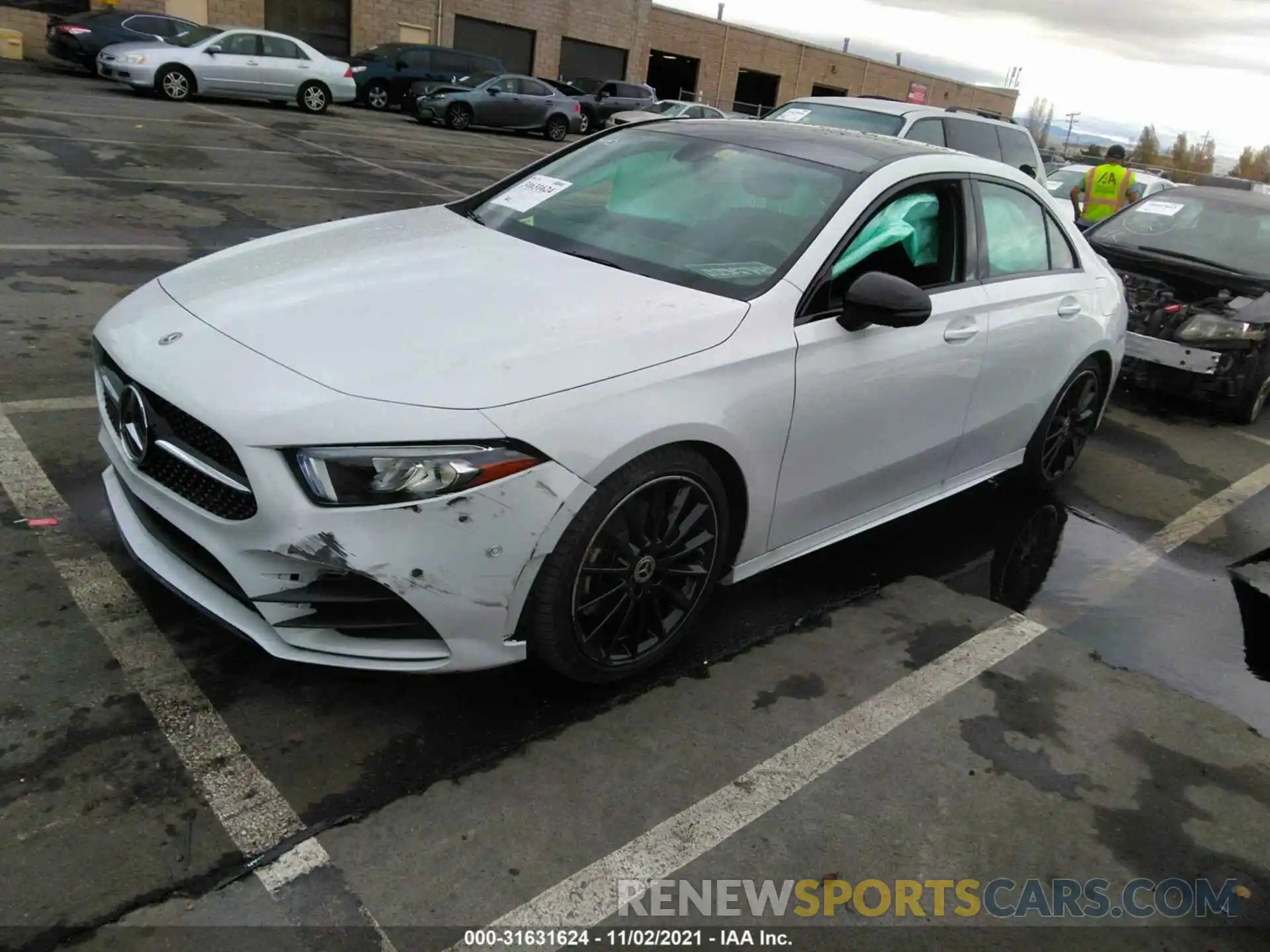 2 Photograph of a damaged car W1K3G4EB8LW046791 MERCEDES-BENZ A-CLASS 2020