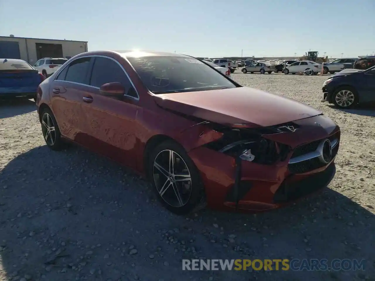 1 Photograph of a damaged car W1K3G4EB9LJ205038 MERCEDES-BENZ A-CLASS 2020