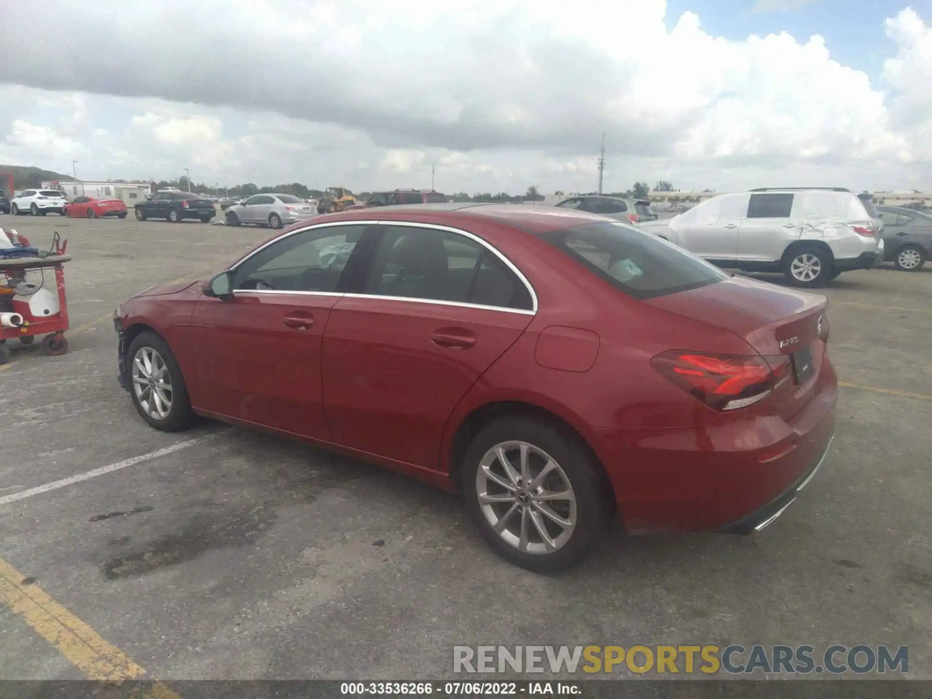 3 Photograph of a damaged car W1K3G4EB9LJ224933 MERCEDES-BENZ A-CLASS 2020