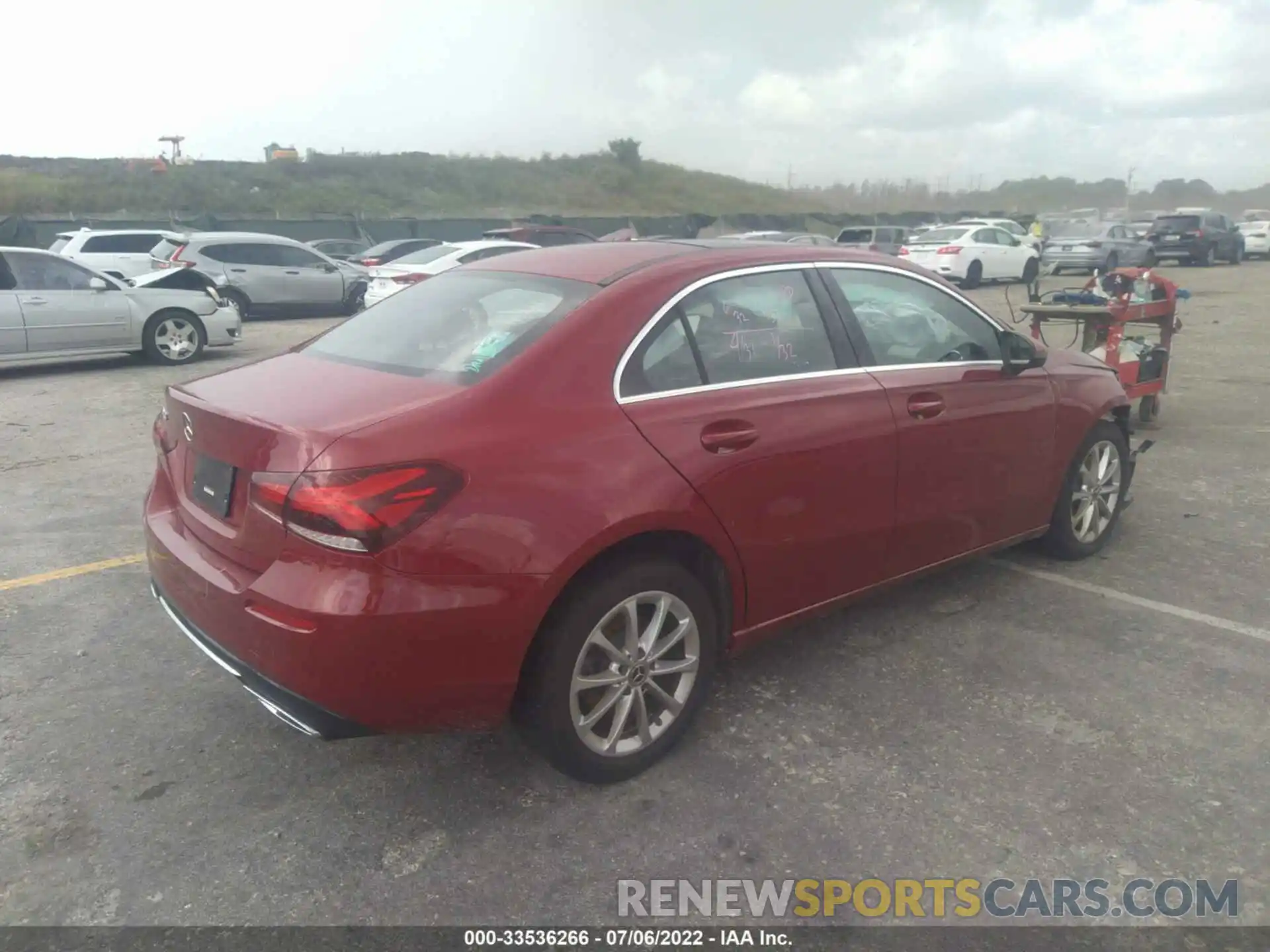 4 Photograph of a damaged car W1K3G4EB9LJ224933 MERCEDES-BENZ A-CLASS 2020