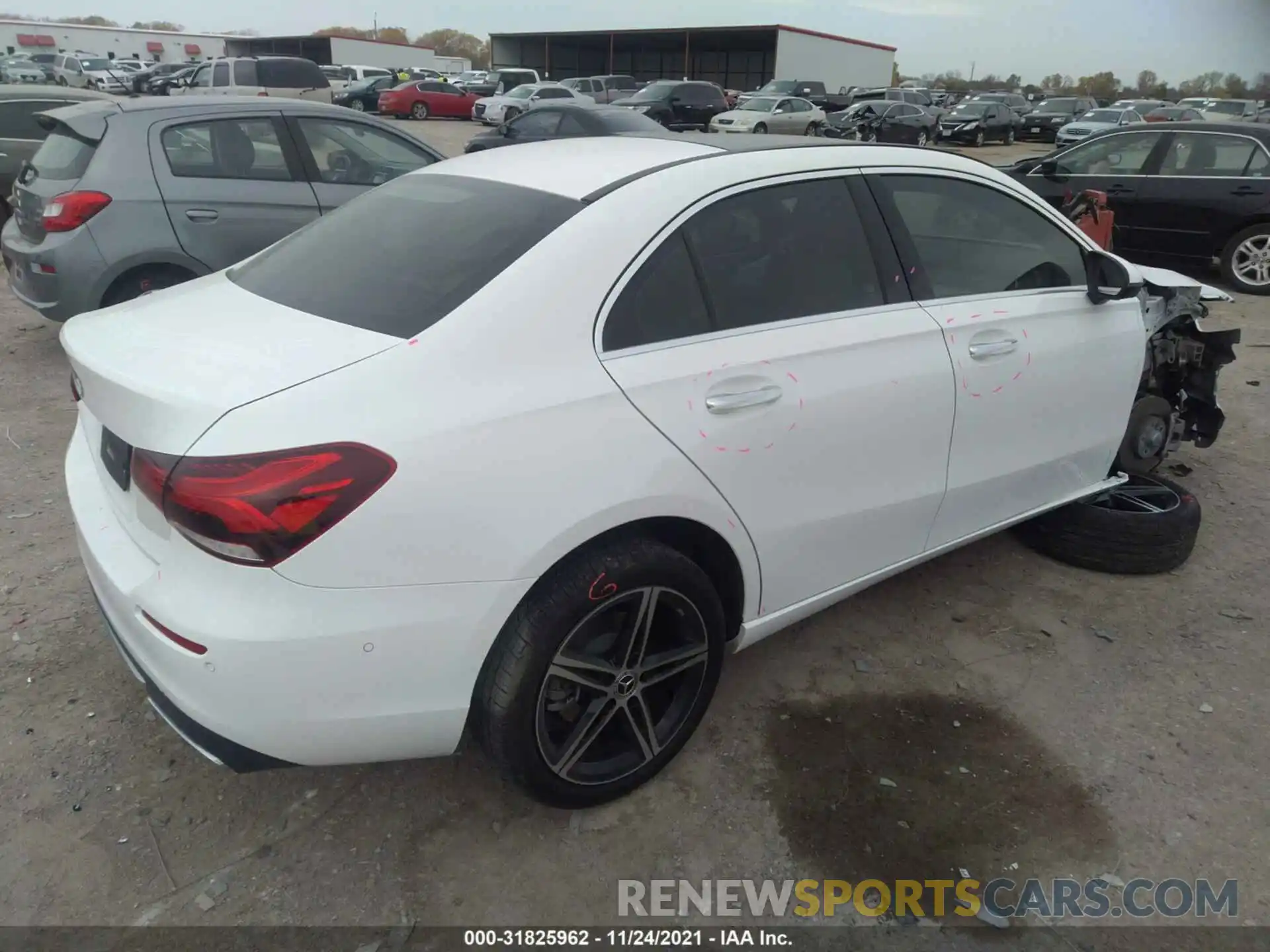 4 Photograph of a damaged car W1K3G4EB9LJ229677 MERCEDES-BENZ A-CLASS 2020