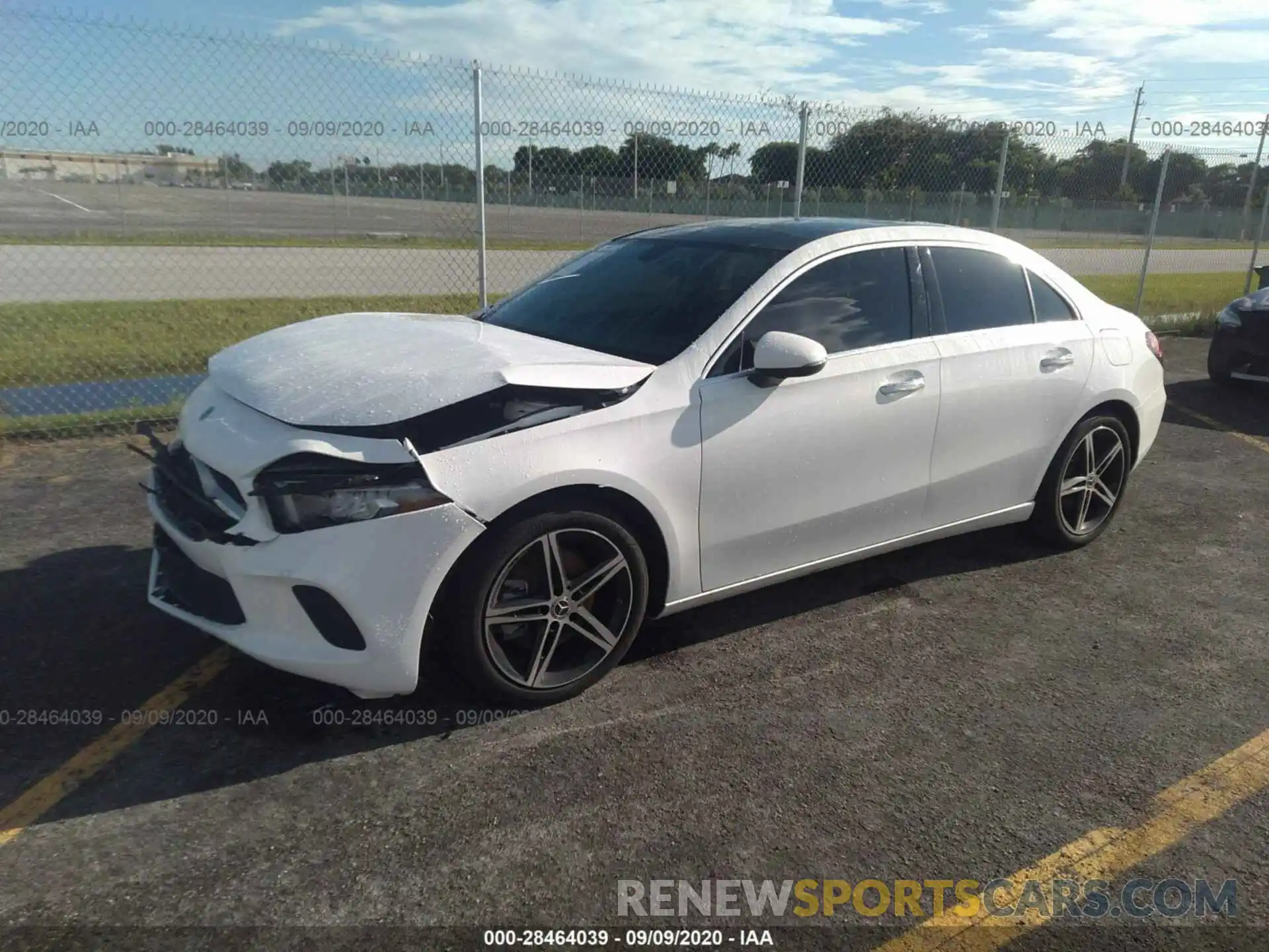 2 Photograph of a damaged car W1K3G4EB9LJ230246 MERCEDES-BENZ A-CLASS 2020