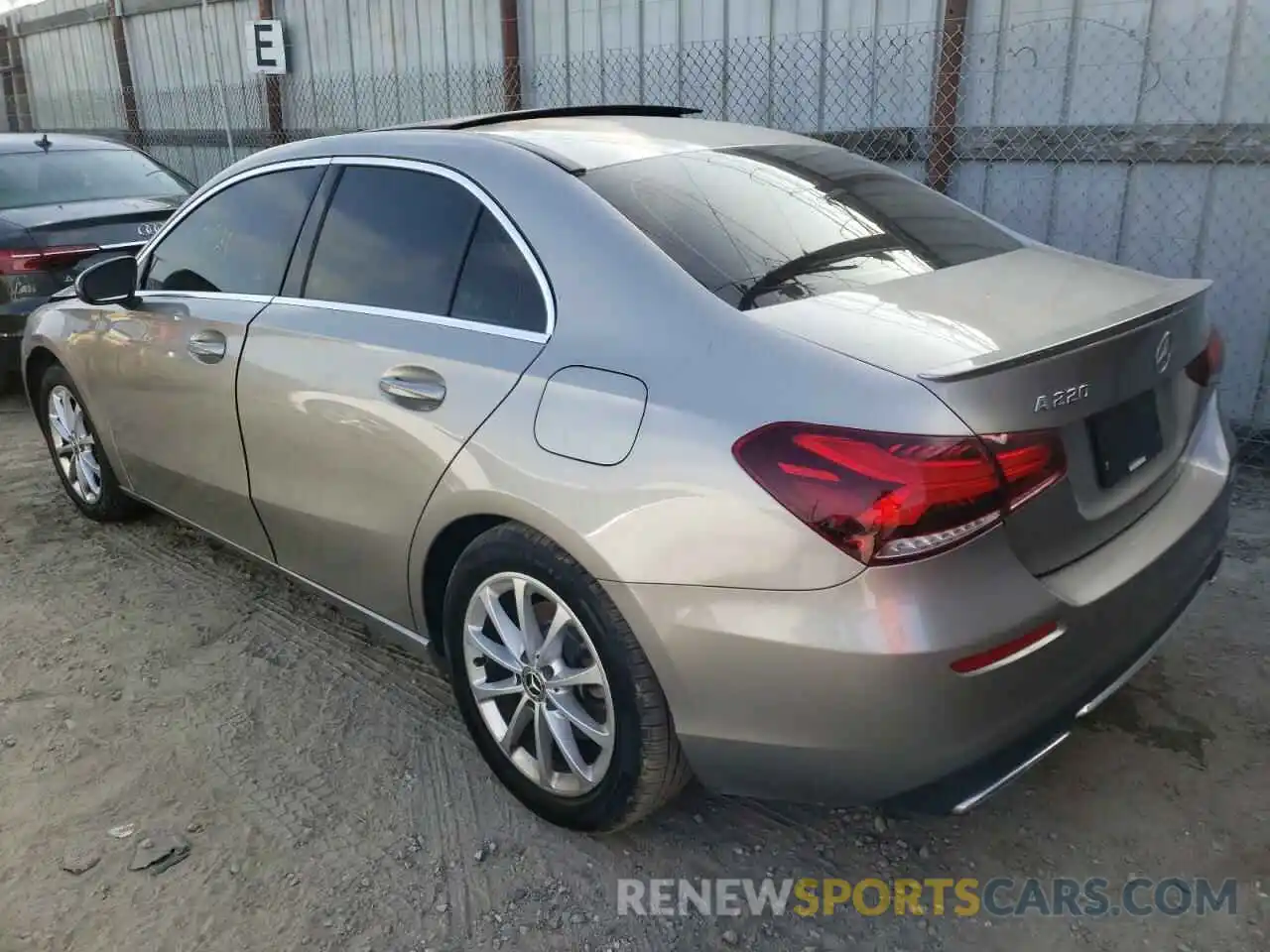 3 Photograph of a damaged car W1K3G4EB9LW043138 MERCEDES-BENZ A-CLASS 2020