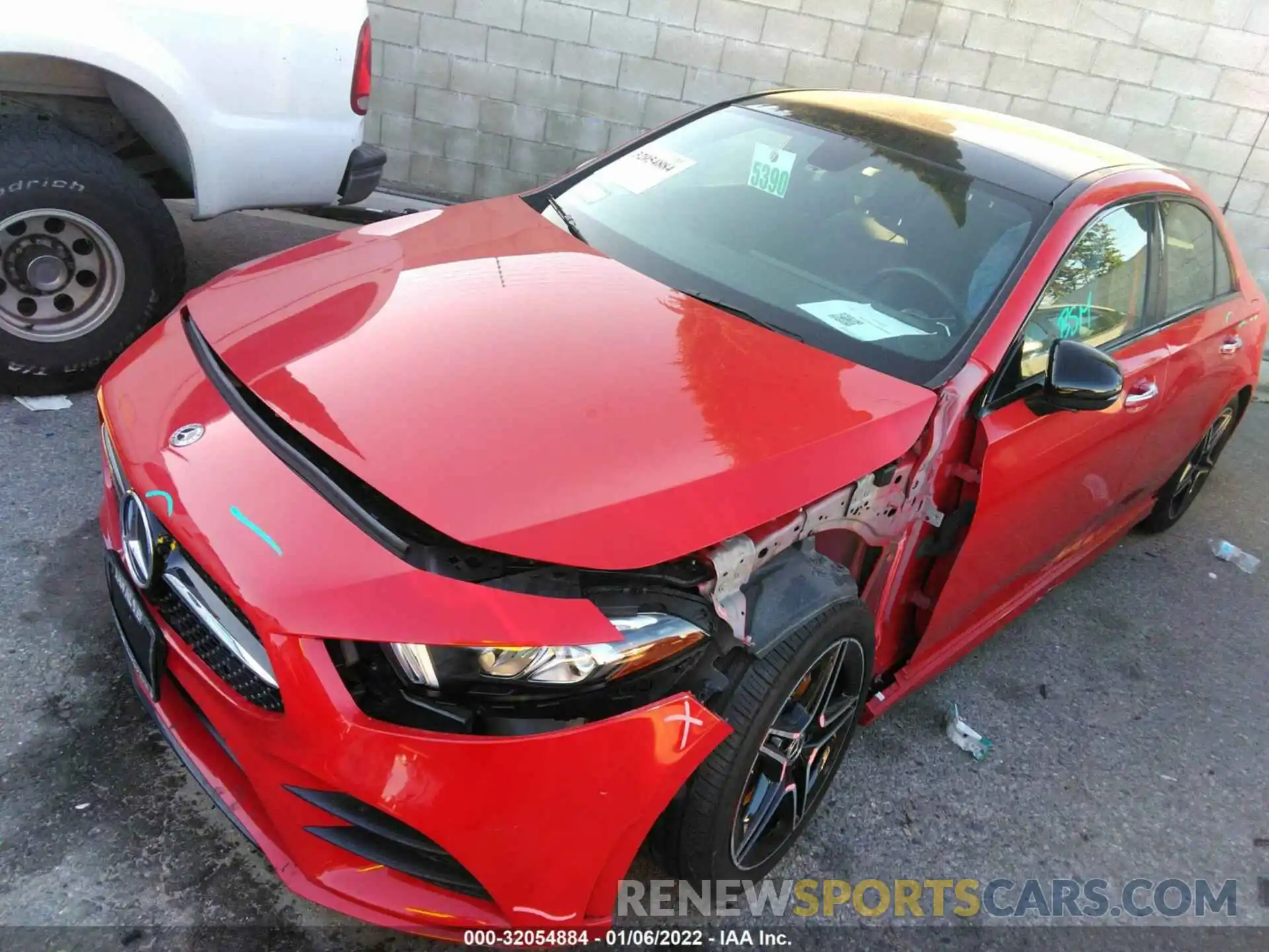 2 Photograph of a damaged car W1K3G4EB9LW046623 MERCEDES-BENZ A-CLASS 2020