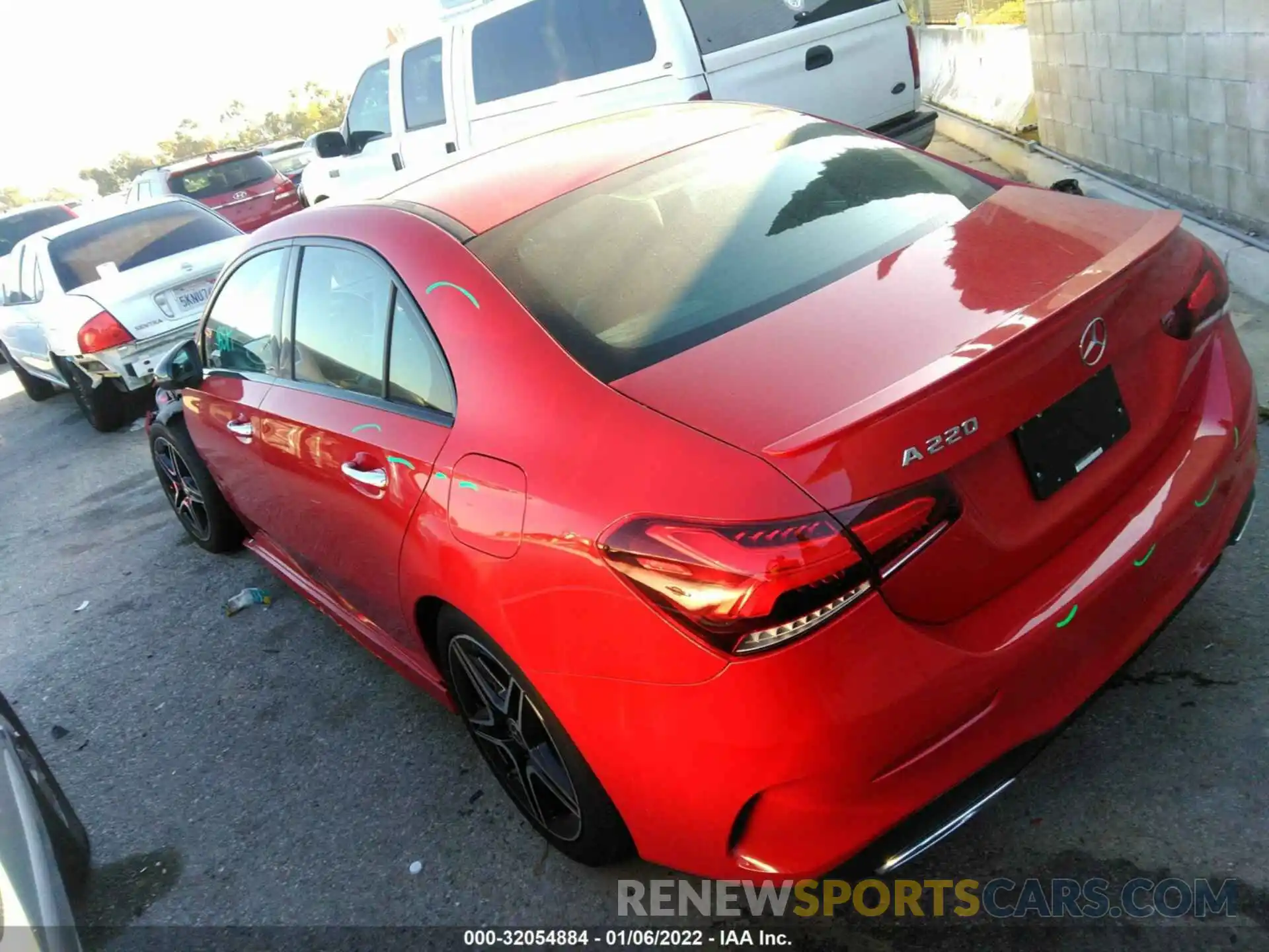 3 Photograph of a damaged car W1K3G4EB9LW046623 MERCEDES-BENZ A-CLASS 2020