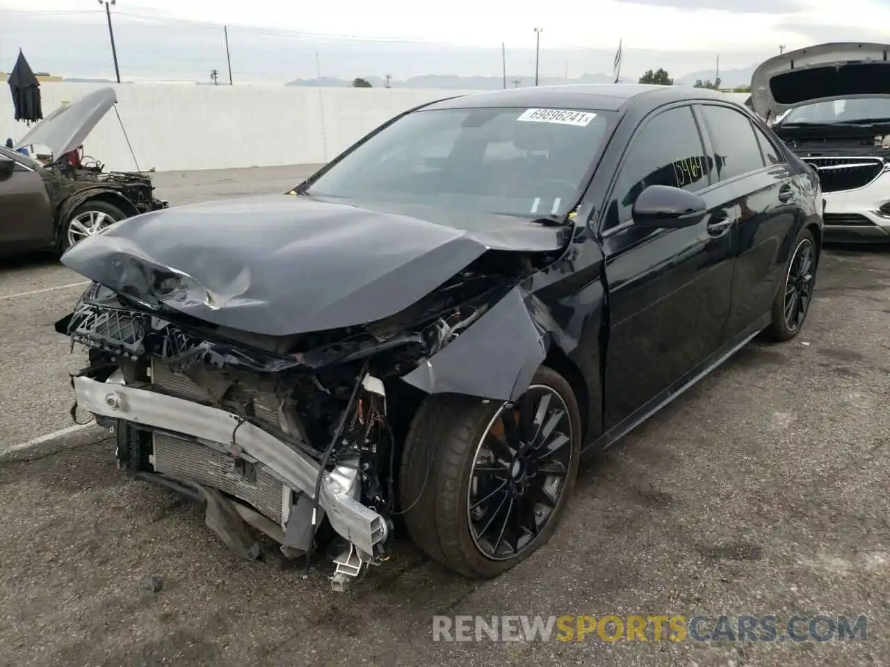 2 Photograph of a damaged car W1K3G4EBXLJ209325 MERCEDES-BENZ A-CLASS 2020