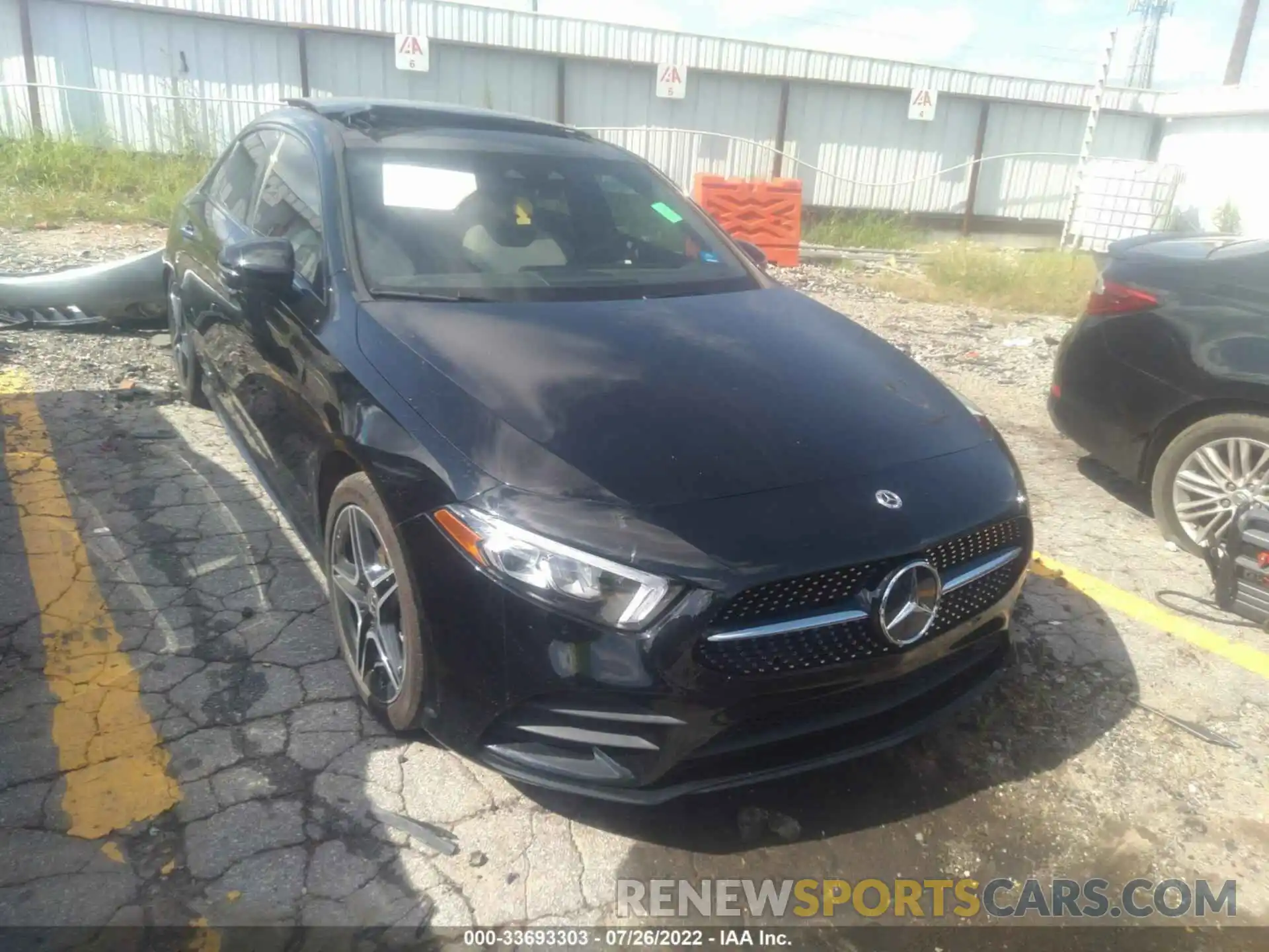 1 Photograph of a damaged car W1K3G4EBXLJ225167 MERCEDES-BENZ A-CLASS 2020