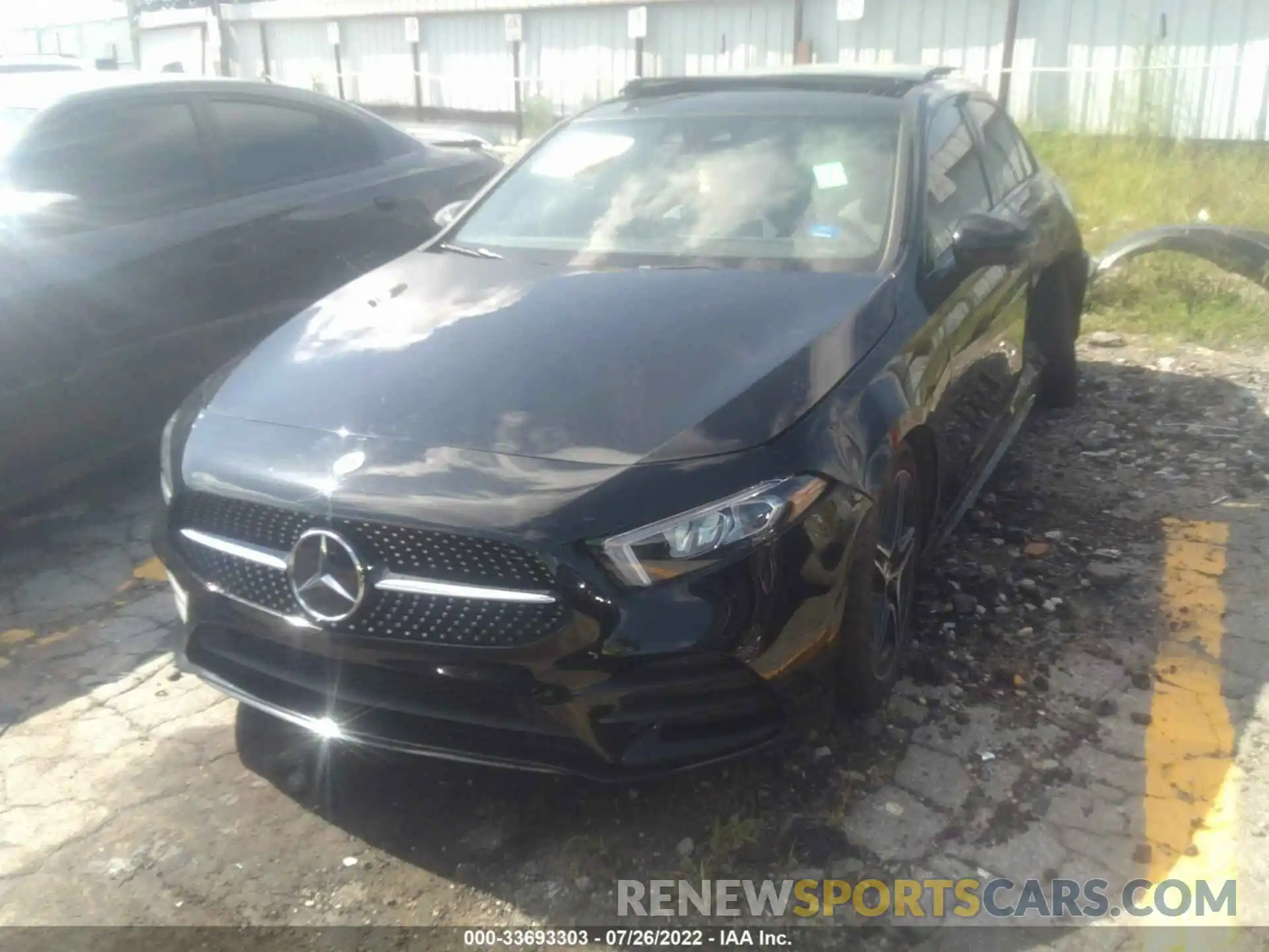 2 Photograph of a damaged car W1K3G4EBXLJ225167 MERCEDES-BENZ A-CLASS 2020