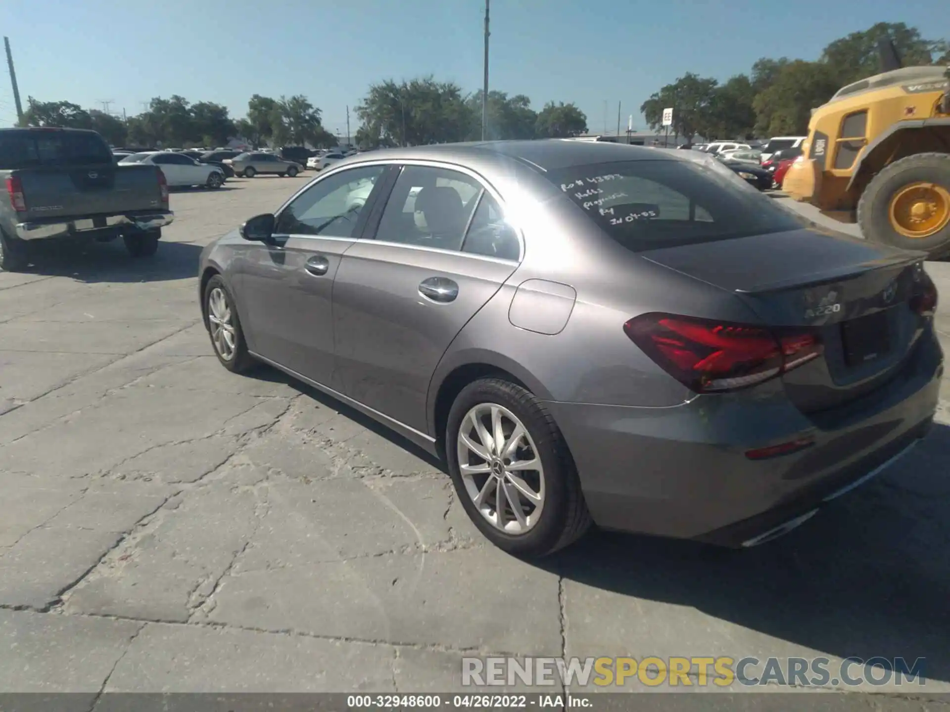 3 Photograph of a damaged car W1K3G4EBXLW045352 MERCEDES-BENZ A-CLASS 2020