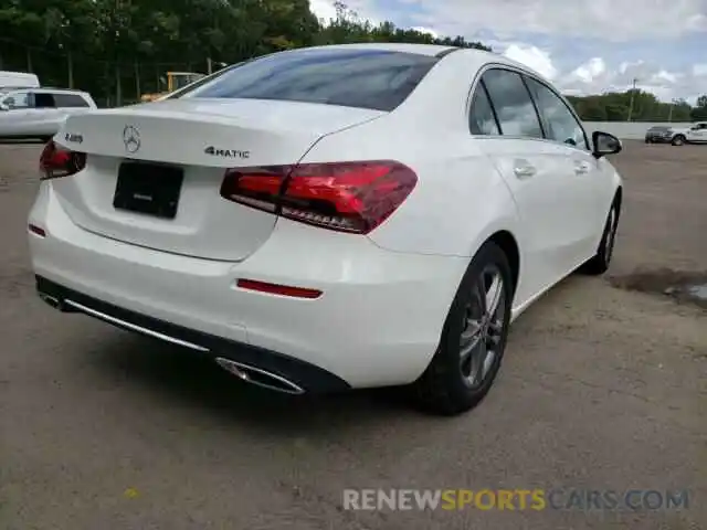 4 Photograph of a damaged car W1K3G4FB0LJ211339 MERCEDES-BENZ A-CLASS 2020