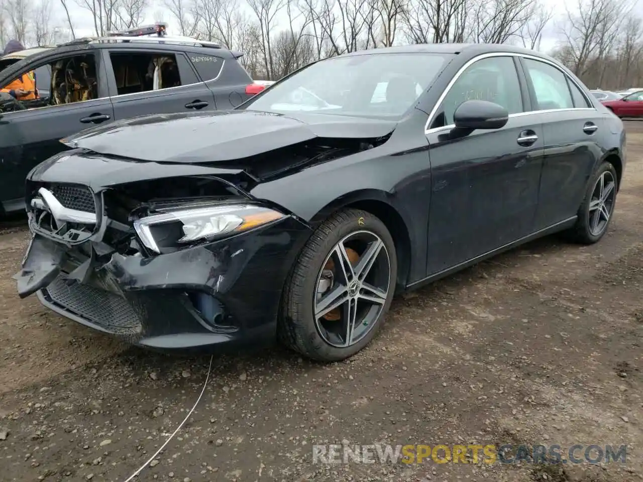 2 Photograph of a damaged car W1K3G4FB0LJ213690 MERCEDES-BENZ A-CLASS 2020