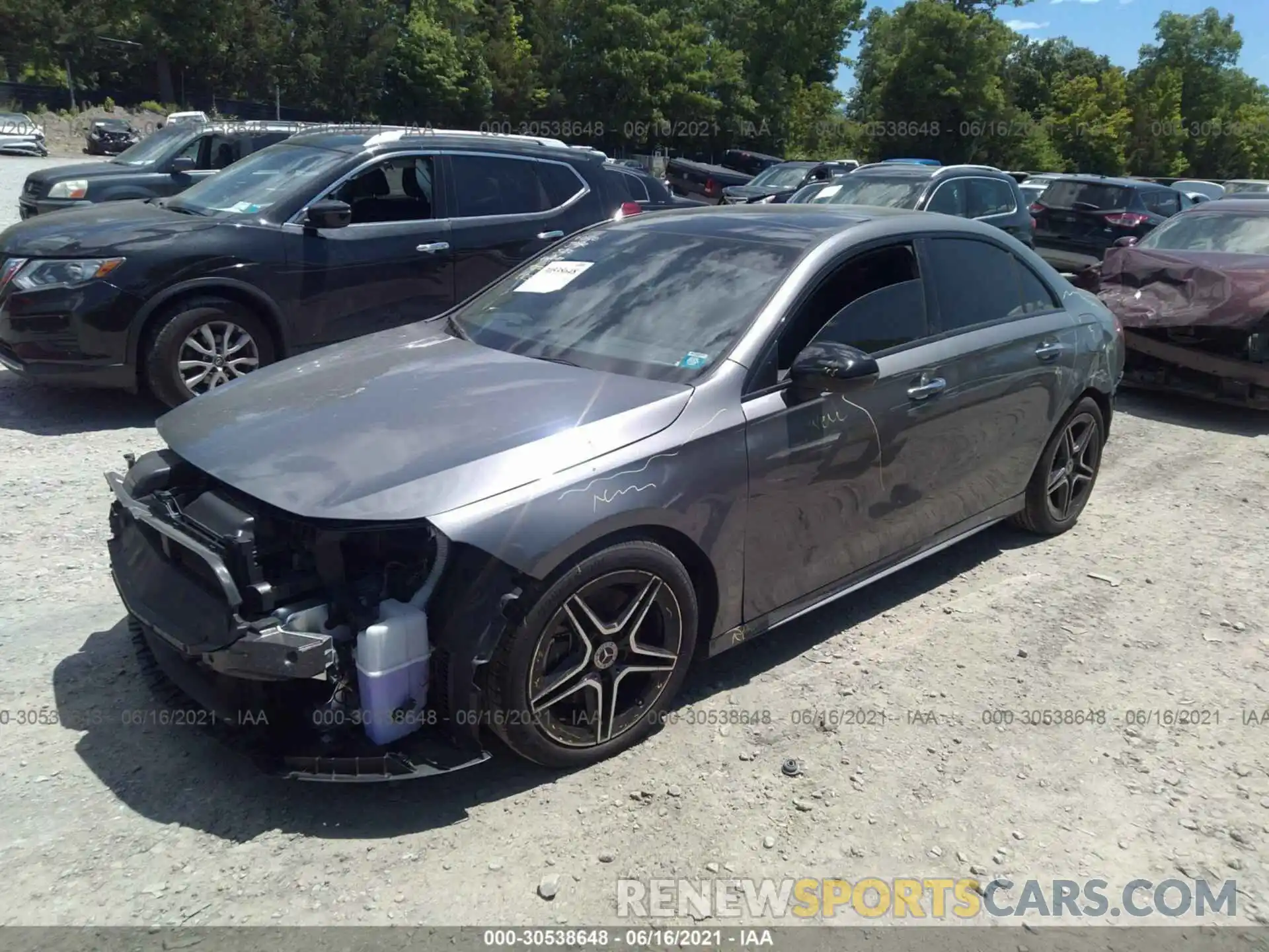 2 Photograph of a damaged car W1K3G4FB0LJ237536 MERCEDES-BENZ A-CLASS 2020