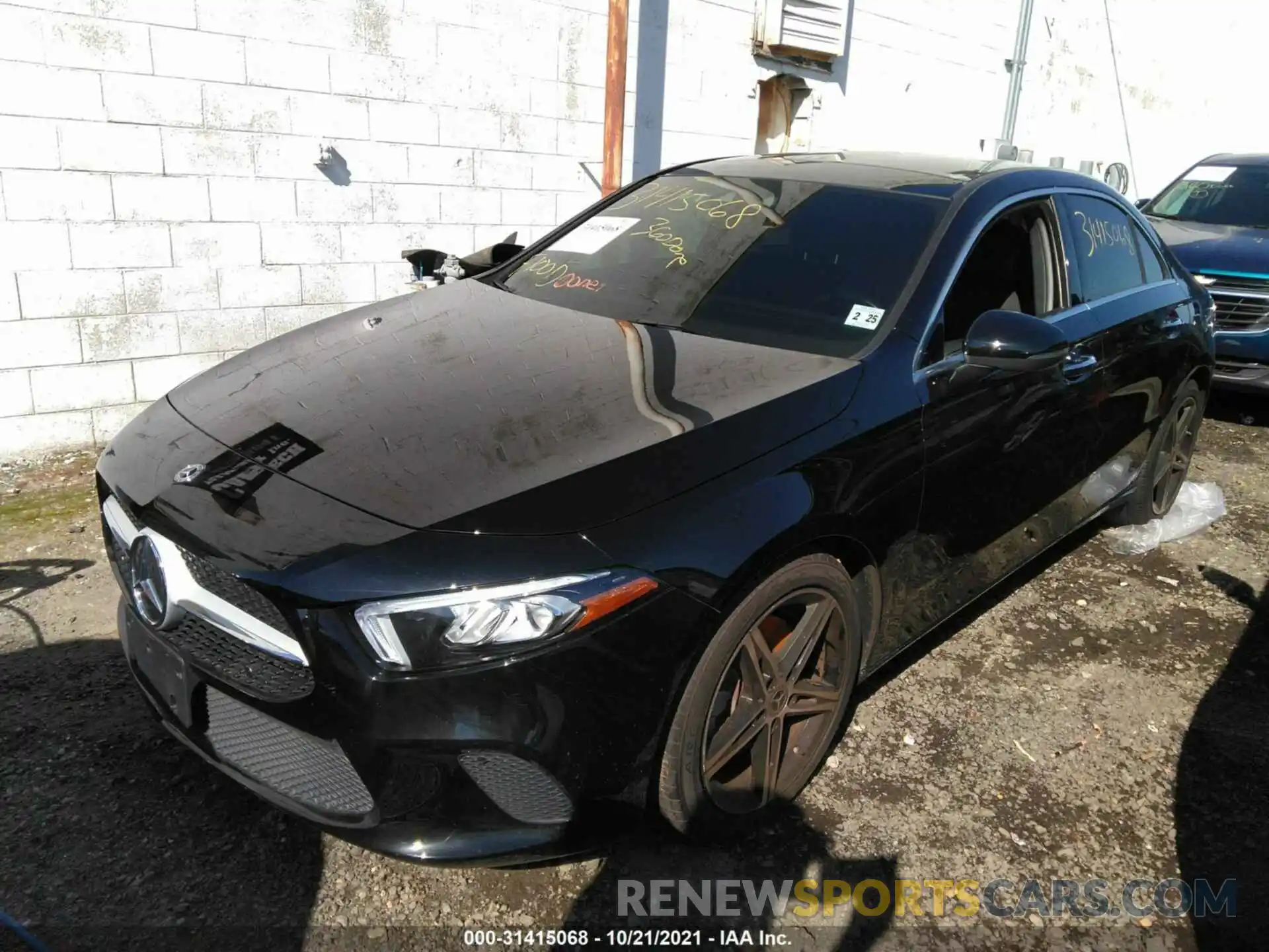 2 Photograph of a damaged car W1K3G4FB0LW047853 MERCEDES-BENZ A-CLASS 2020