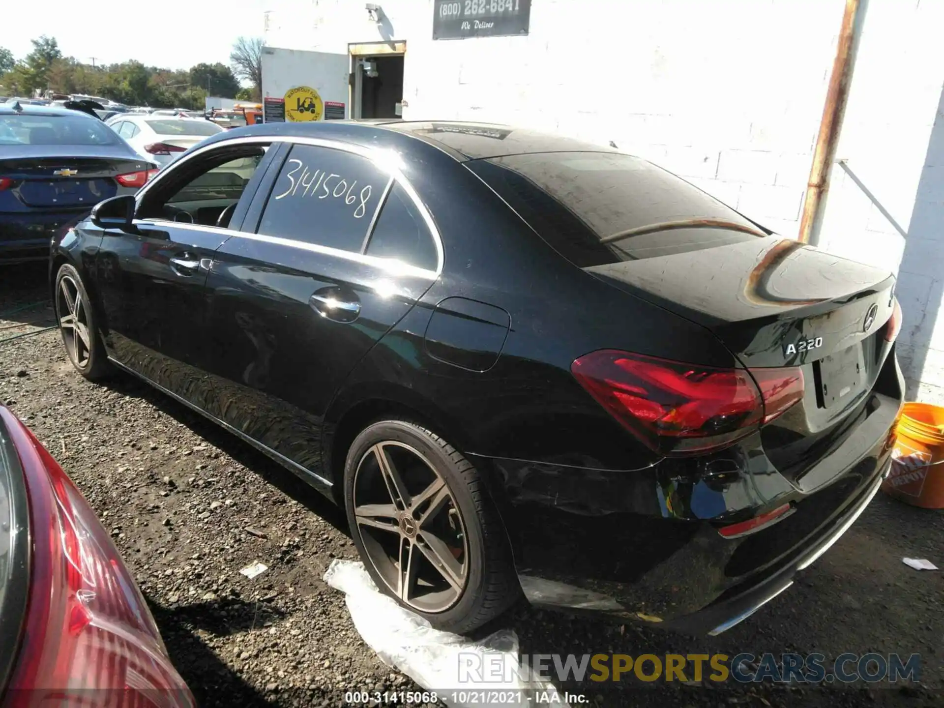 3 Photograph of a damaged car W1K3G4FB0LW047853 MERCEDES-BENZ A-CLASS 2020