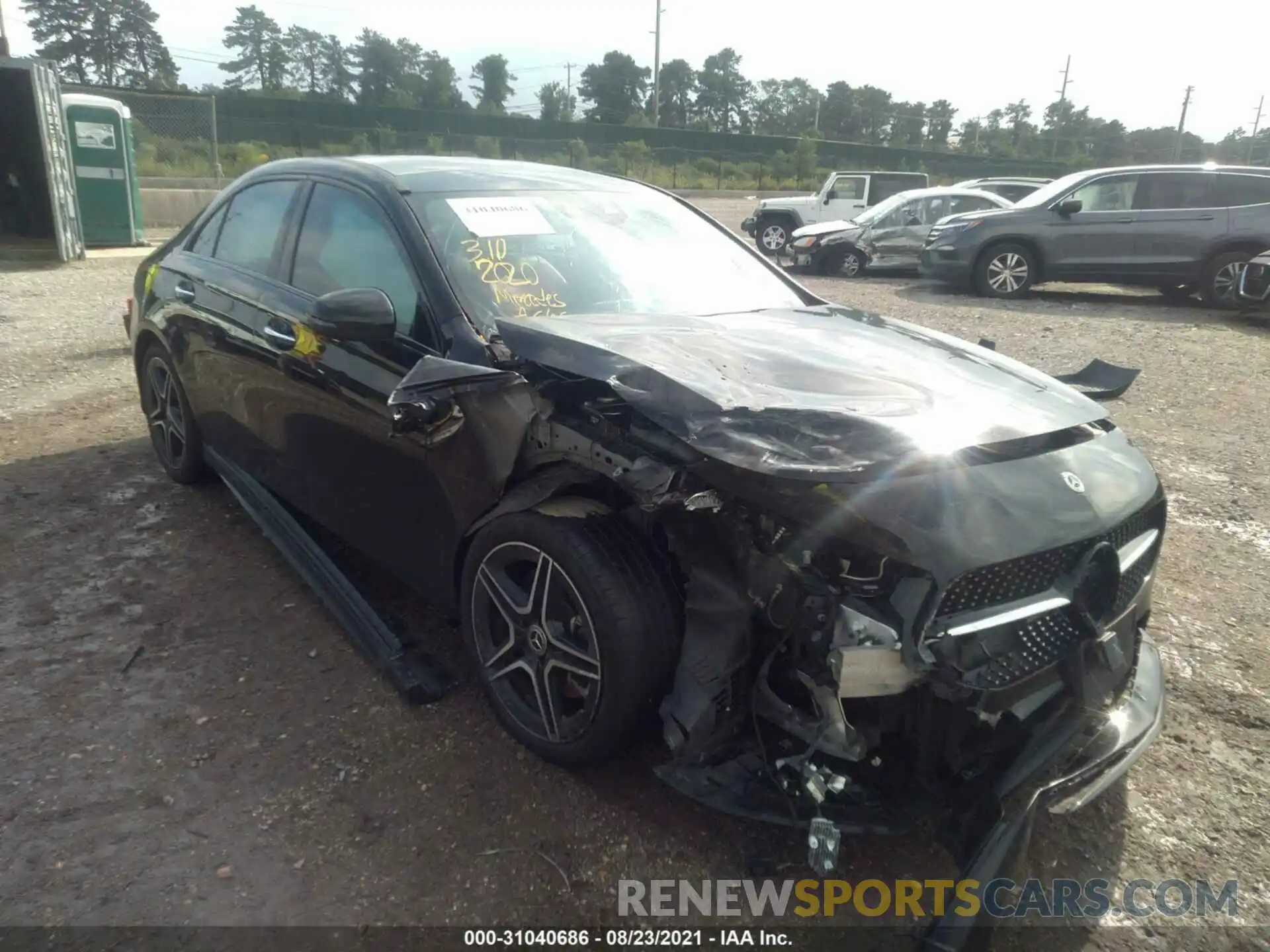 1 Photograph of a damaged car W1K3G4FB1LJ198987 MERCEDES-BENZ A-CLASS 2020