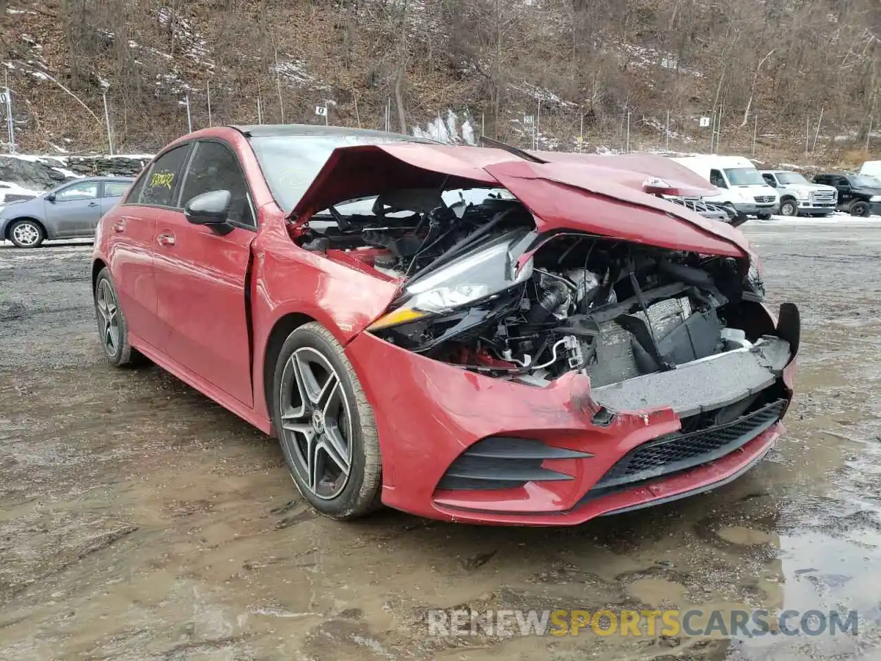 1 Photograph of a damaged car W1K3G4FB1LJ224116 MERCEDES-BENZ A-CLASS 2020