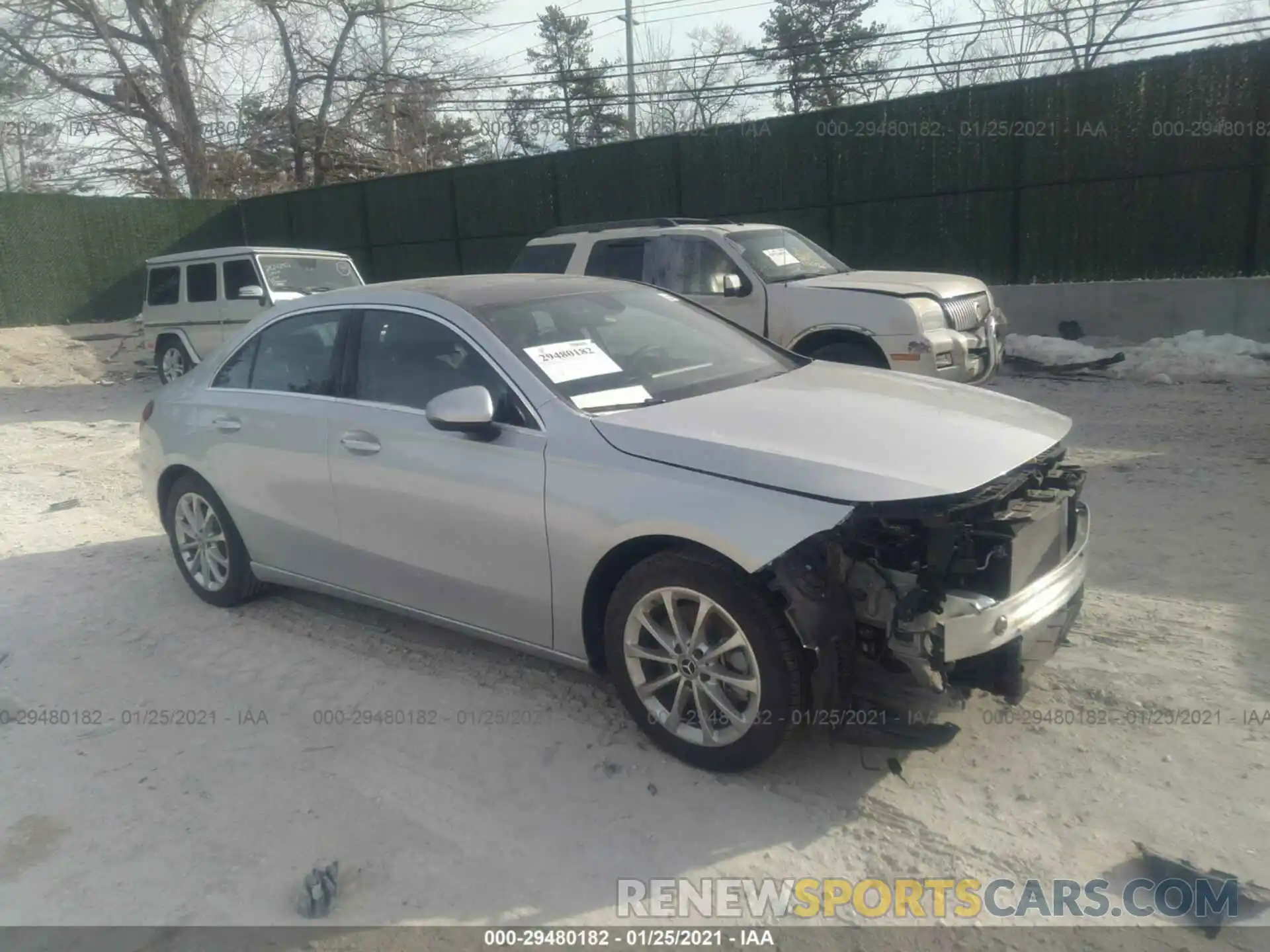 1 Photograph of a damaged car W1K3G4FB1LJ235472 MERCEDES-BENZ A-CLASS 2020