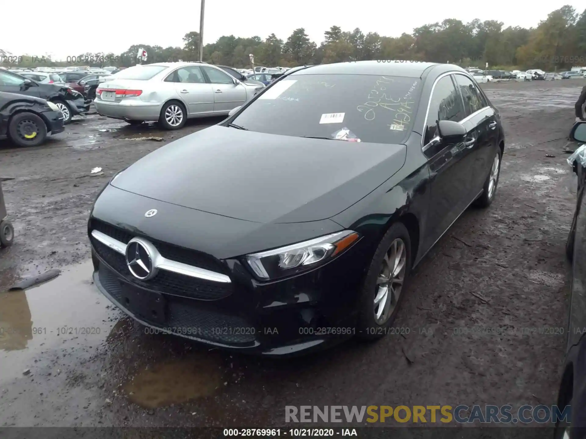 2 Photograph of a damaged car W1K3G4FB1LW047067 MERCEDES-BENZ A-CLASS 2020