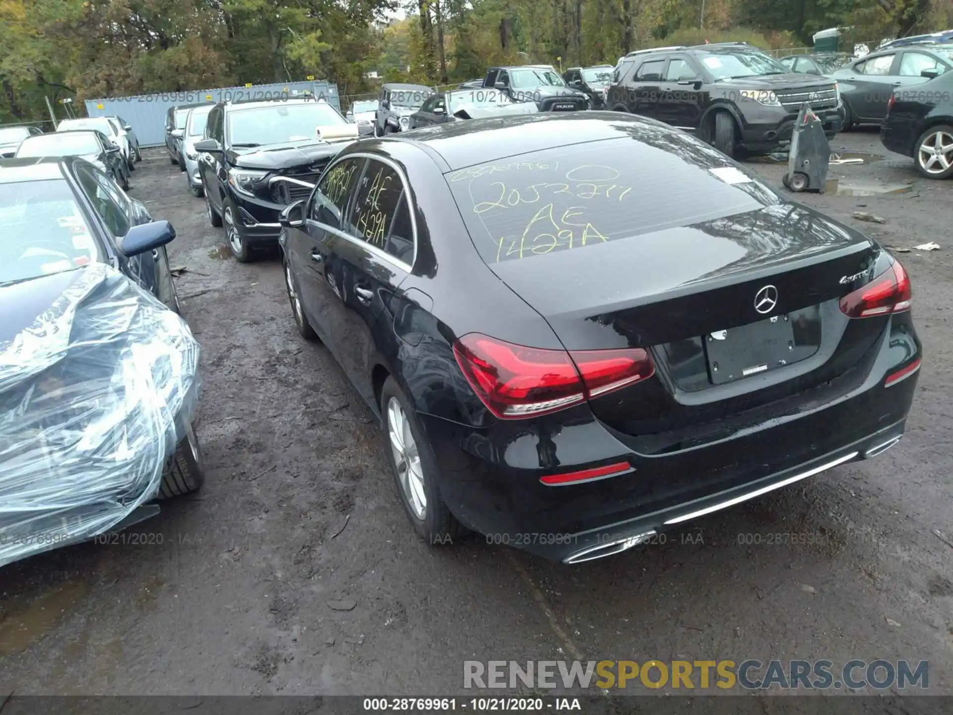 3 Photograph of a damaged car W1K3G4FB1LW047067 MERCEDES-BENZ A-CLASS 2020