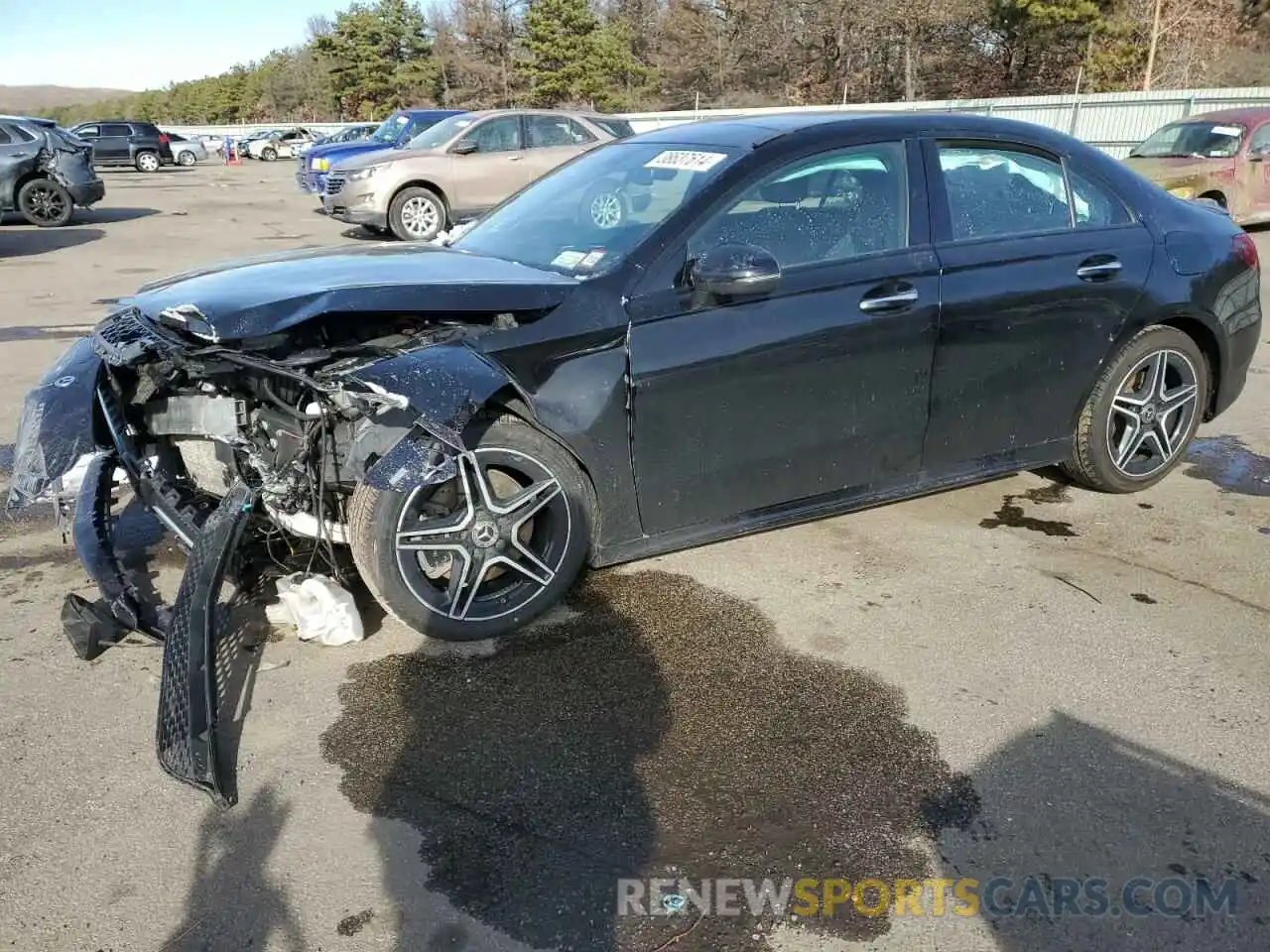 1 Photograph of a damaged car W1K3G4FB2LJ210452 MERCEDES-BENZ A-CLASS 2020