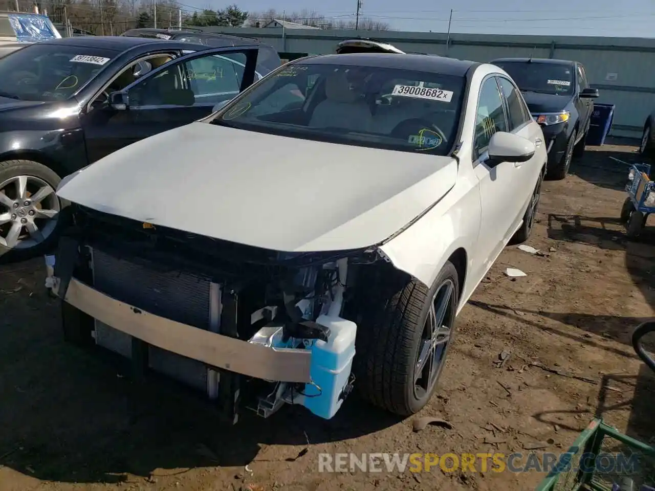 2 Photograph of a damaged car W1K3G4FB2LJ238168 MERCEDES-BENZ A-CLASS 2020