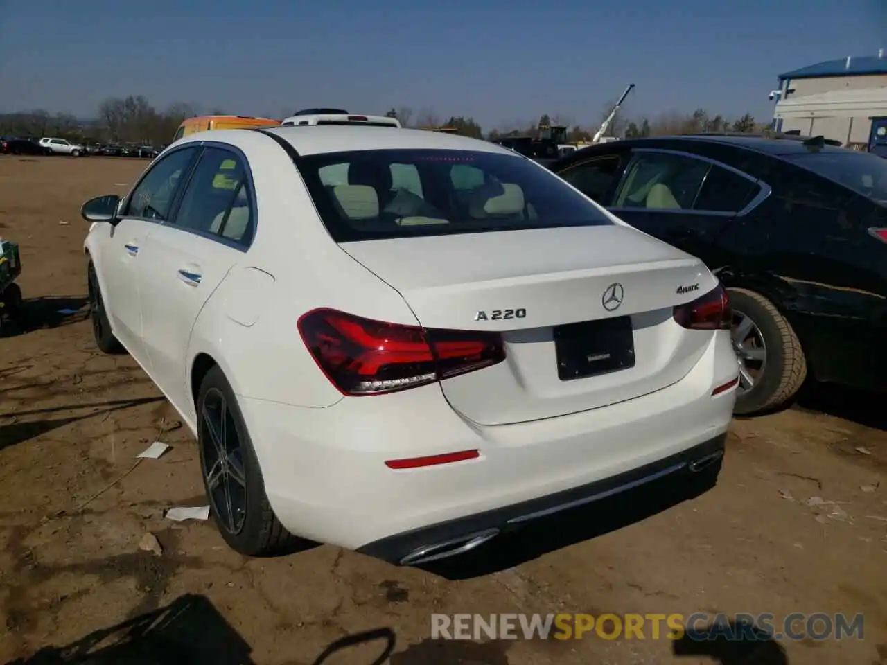 3 Photograph of a damaged car W1K3G4FB2LJ238168 MERCEDES-BENZ A-CLASS 2020