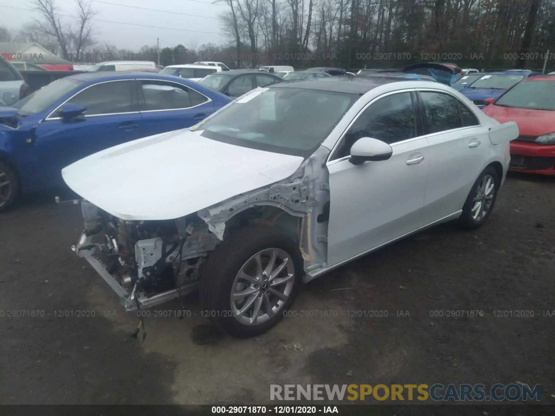 2 Photograph of a damaged car W1K3G4FB2LW044534 MERCEDES-BENZ A-CLASS 2020