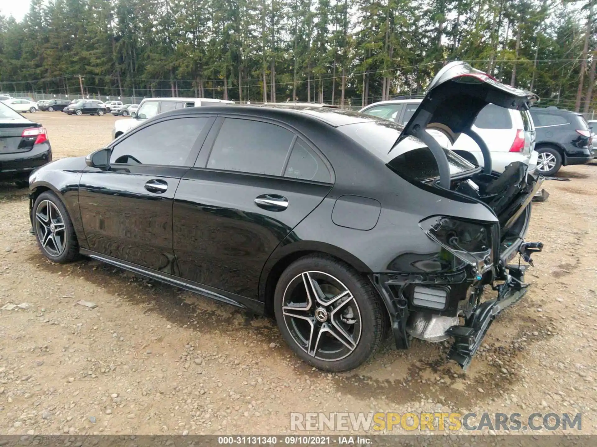 3 Photograph of a damaged car W1K3G4FB3LJ235408 MERCEDES-BENZ A-CLASS 2020