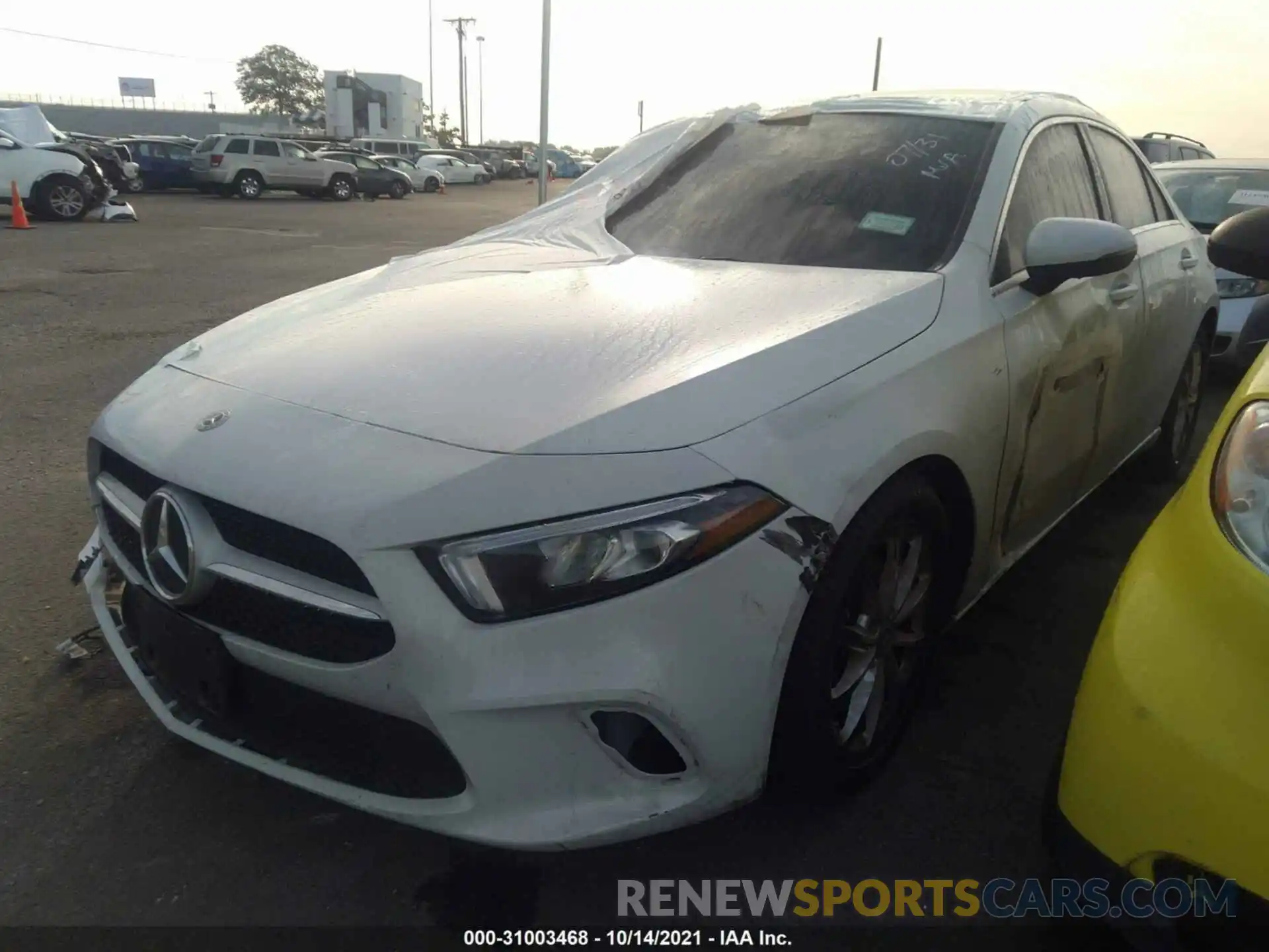 2 Photograph of a damaged car W1K3G4FB3LW043408 MERCEDES-BENZ A-CLASS 2020