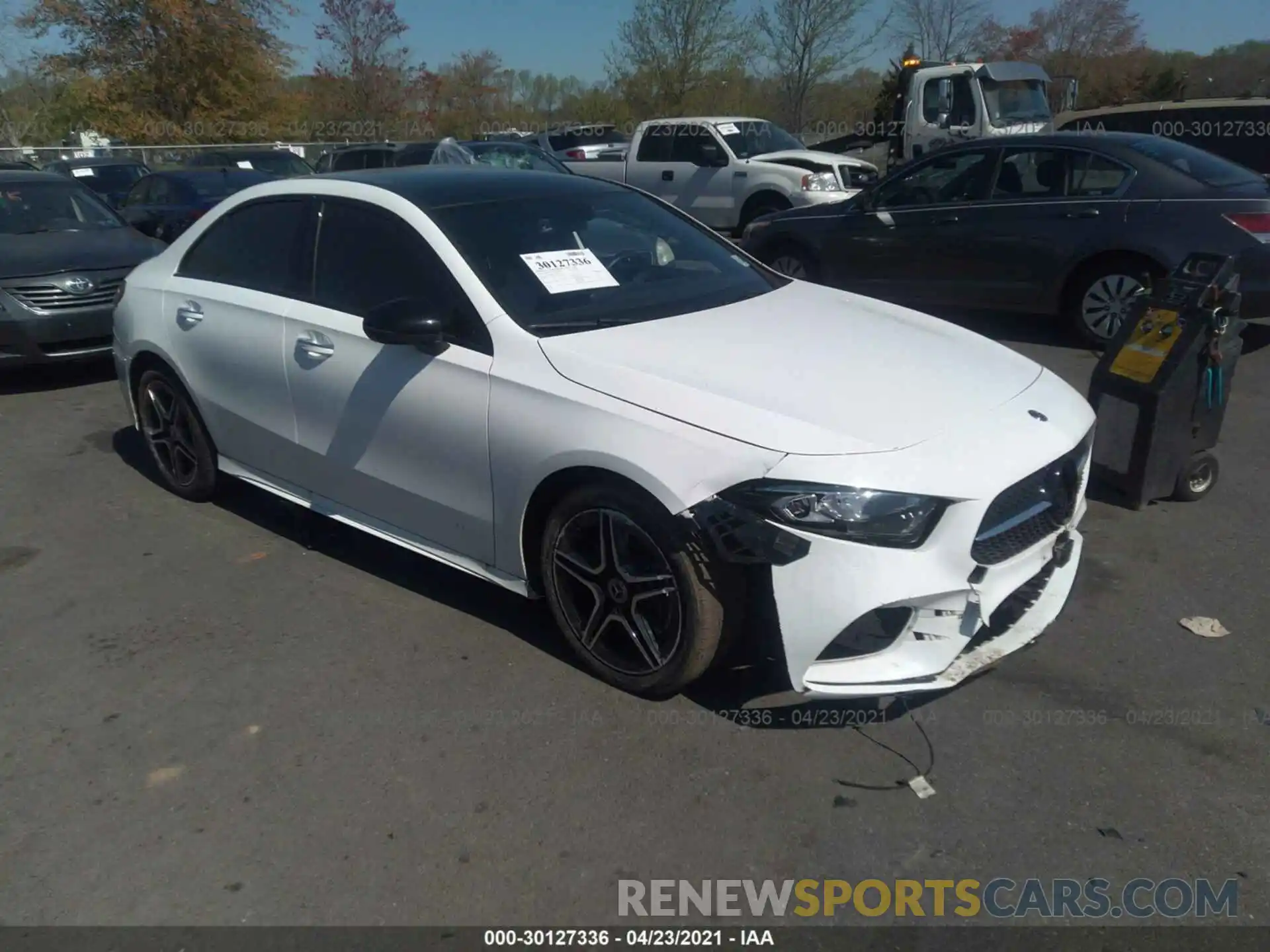 1 Photograph of a damaged car W1K3G4FB4LJ205401 MERCEDES-BENZ A-CLASS 2020