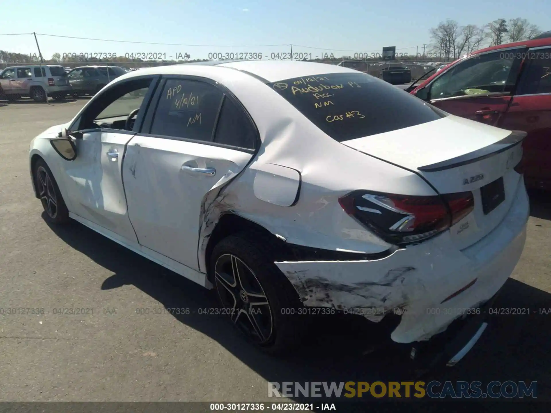 6 Photograph of a damaged car W1K3G4FB4LJ205401 MERCEDES-BENZ A-CLASS 2020