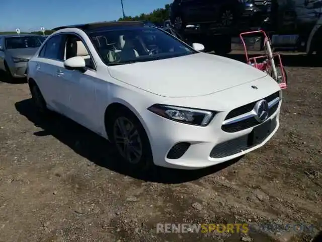 1 Photograph of a damaged car W1K3G4FB4LJ237846 MERCEDES-BENZ A-CLASS 2020