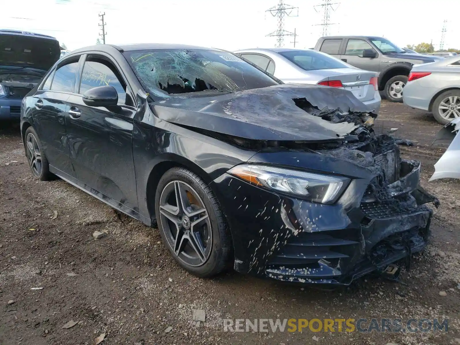 1 Photograph of a damaged car W1K3G4FB5LJ225799 MERCEDES-BENZ A-CLASS 2020