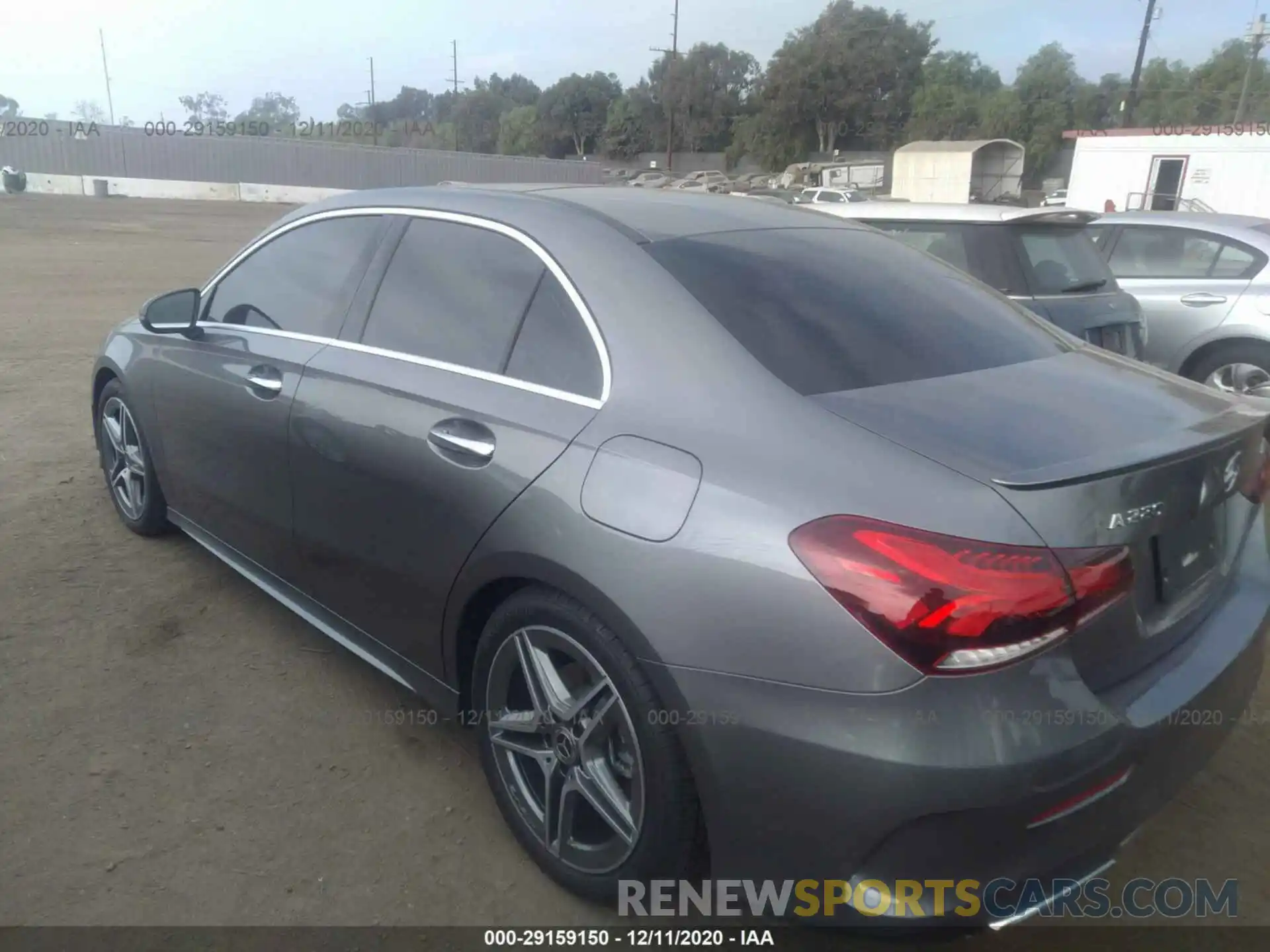 3 Photograph of a damaged car W1K3G4FB5LJ235748 MERCEDES-BENZ A-CLASS 2020