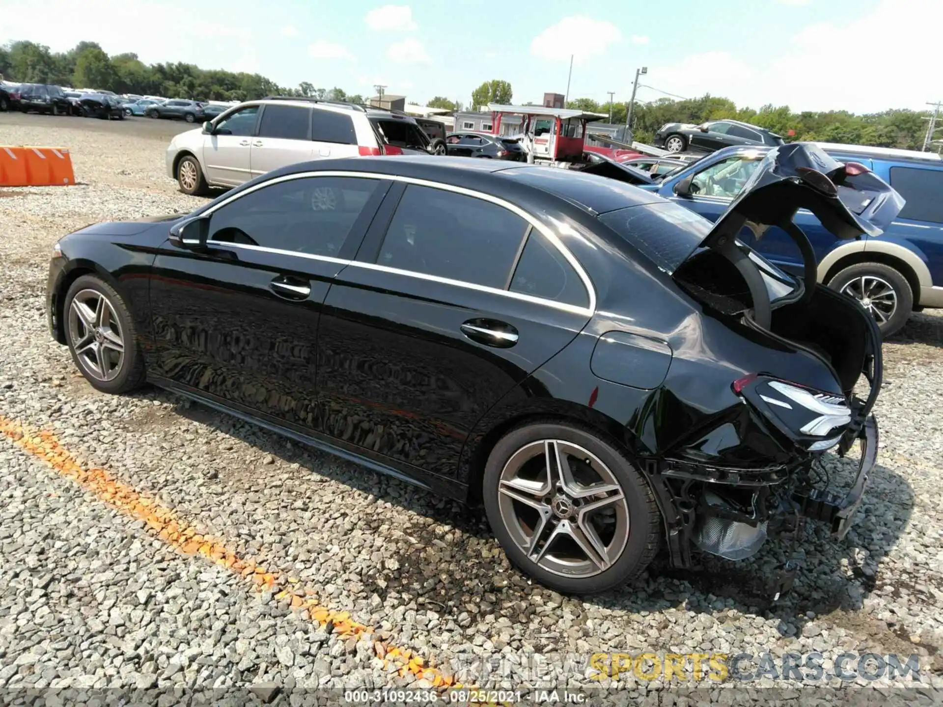 3 Photograph of a damaged car W1K3G4FB5LW045497 MERCEDES-BENZ A-CLASS 2020