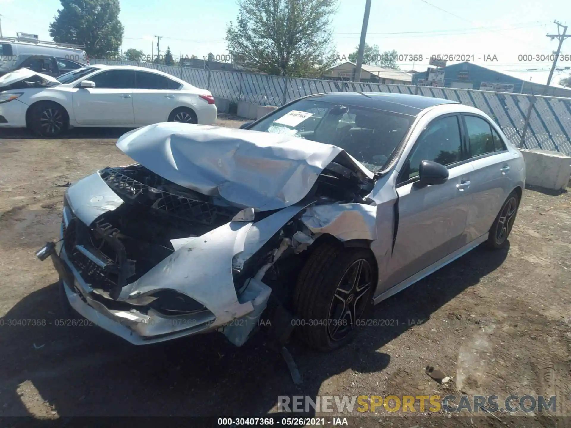 2 Photograph of a damaged car W1K3G4FB6LJ221440 MERCEDES-BENZ A-CLASS 2020