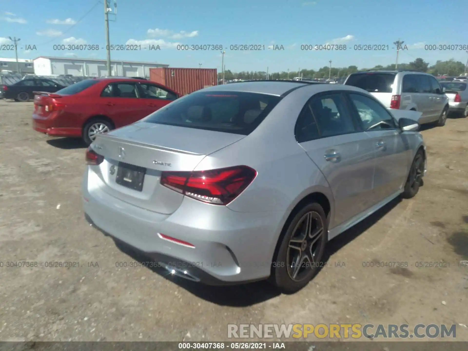 4 Photograph of a damaged car W1K3G4FB6LJ221440 MERCEDES-BENZ A-CLASS 2020