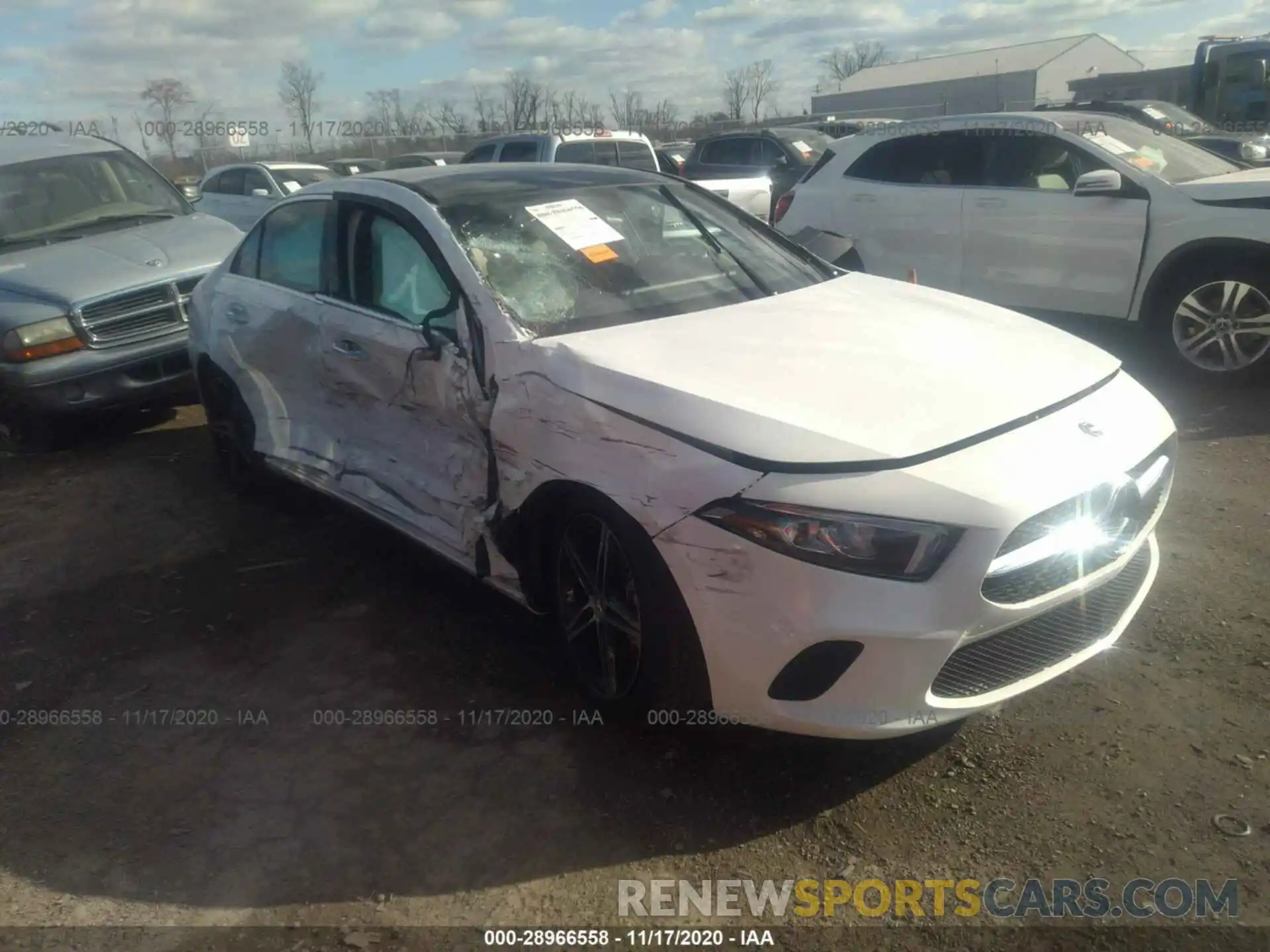 1 Photograph of a damaged car W1K3G4FB6LJ239050 MERCEDES-BENZ A-CLASS 2020