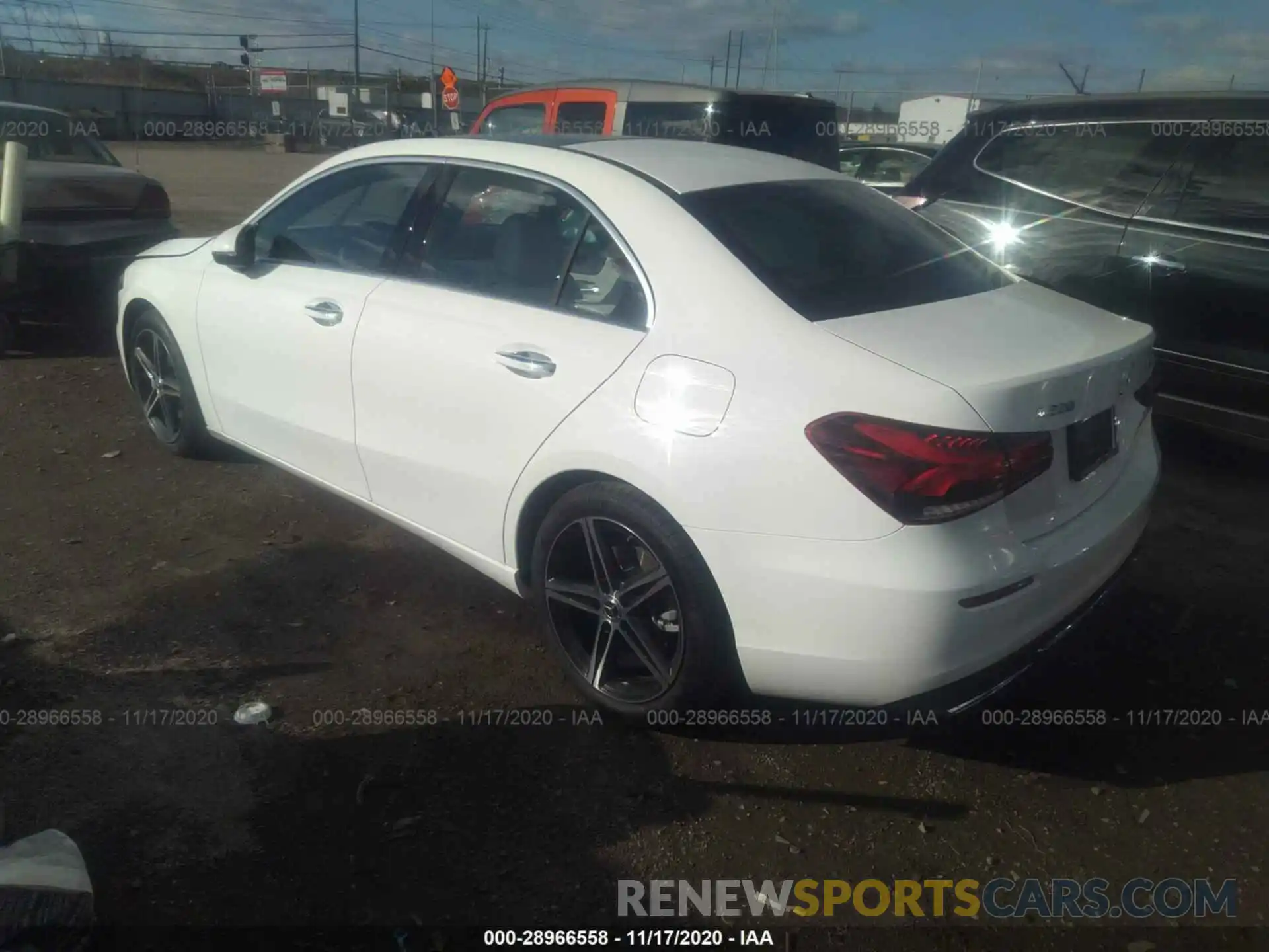 3 Photograph of a damaged car W1K3G4FB6LJ239050 MERCEDES-BENZ A-CLASS 2020