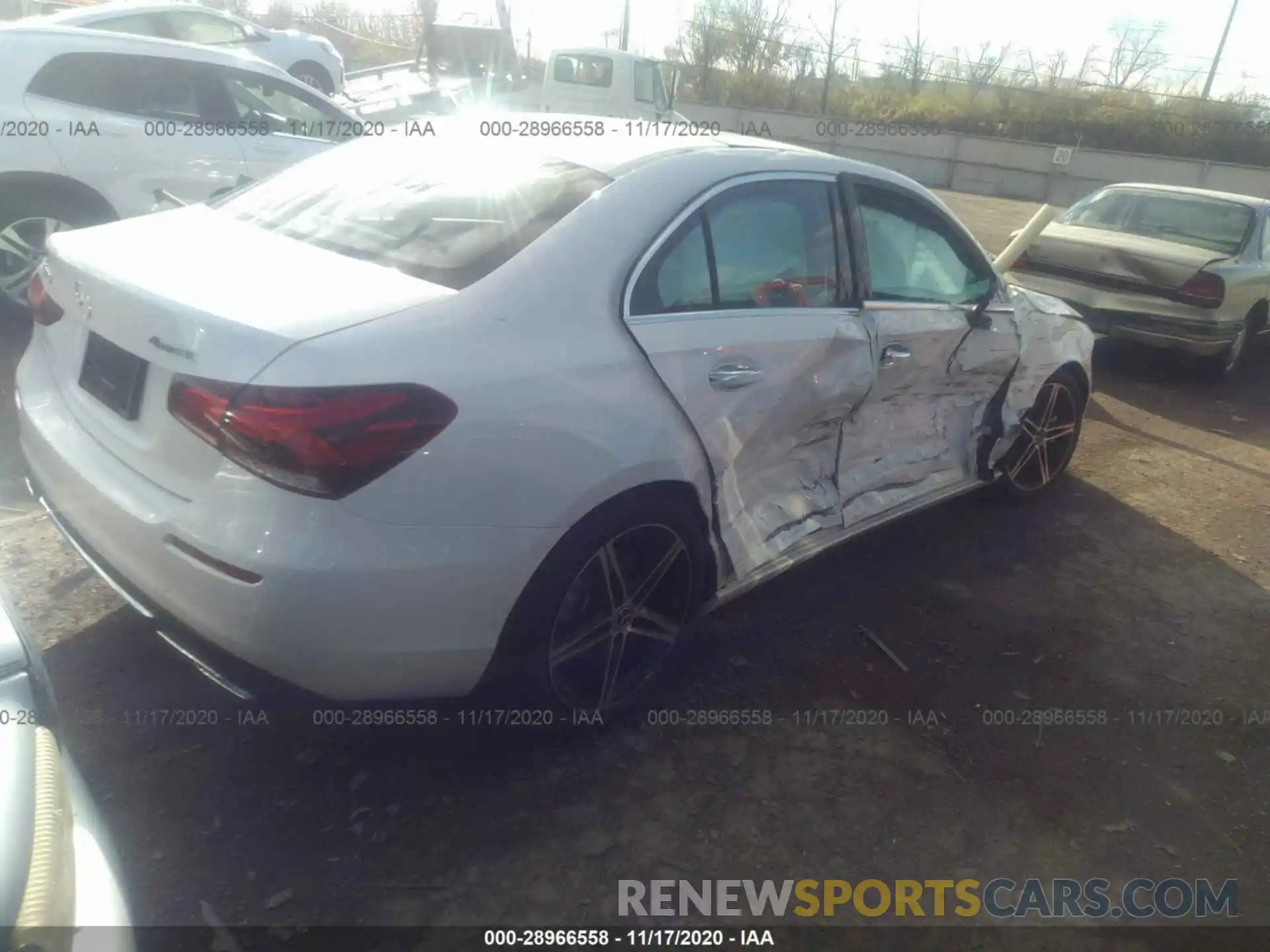 4 Photograph of a damaged car W1K3G4FB6LJ239050 MERCEDES-BENZ A-CLASS 2020