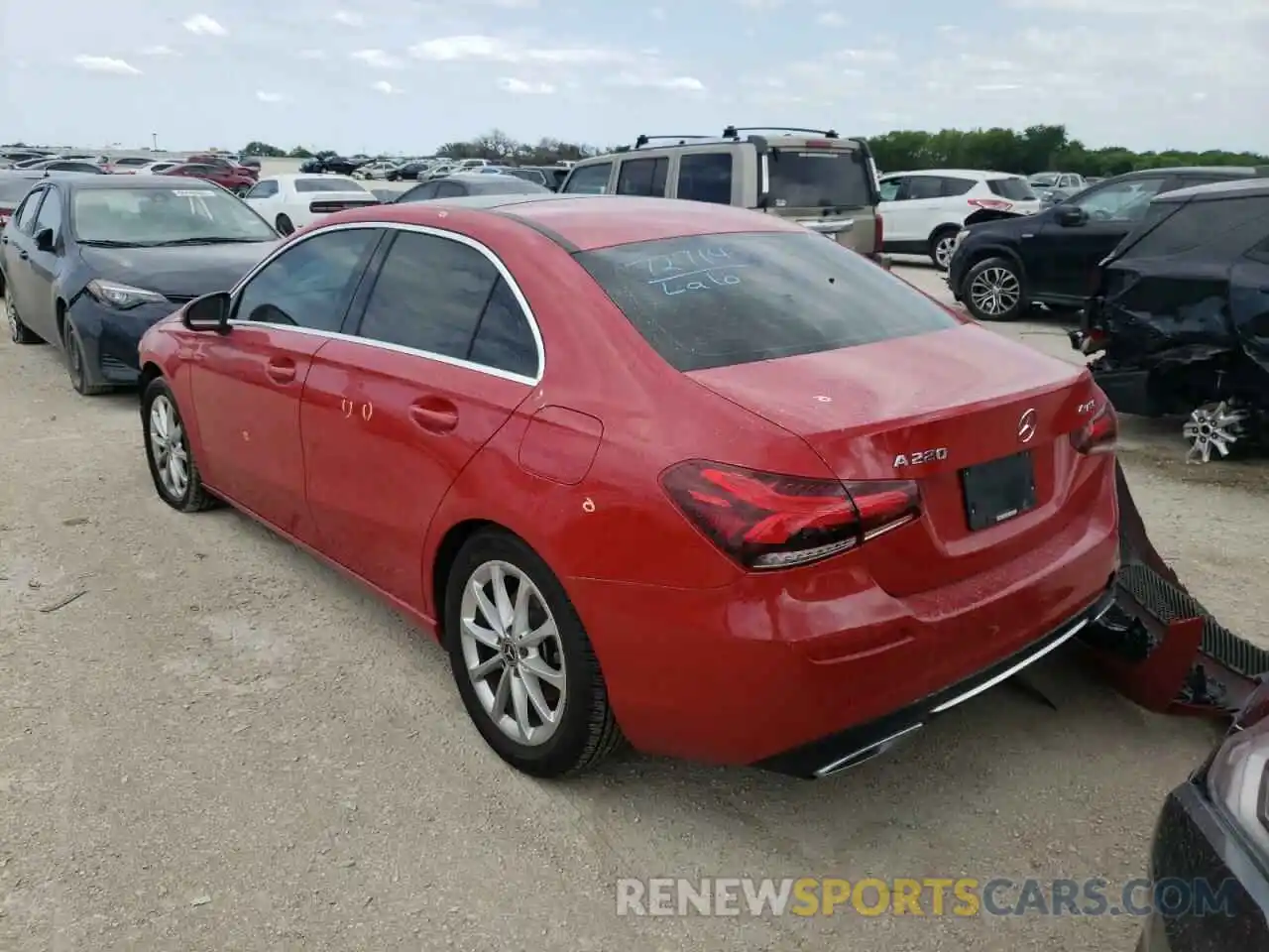 3 Photograph of a damaged car W1K3G4FB6LW047047 MERCEDES-BENZ A-CLASS 2020