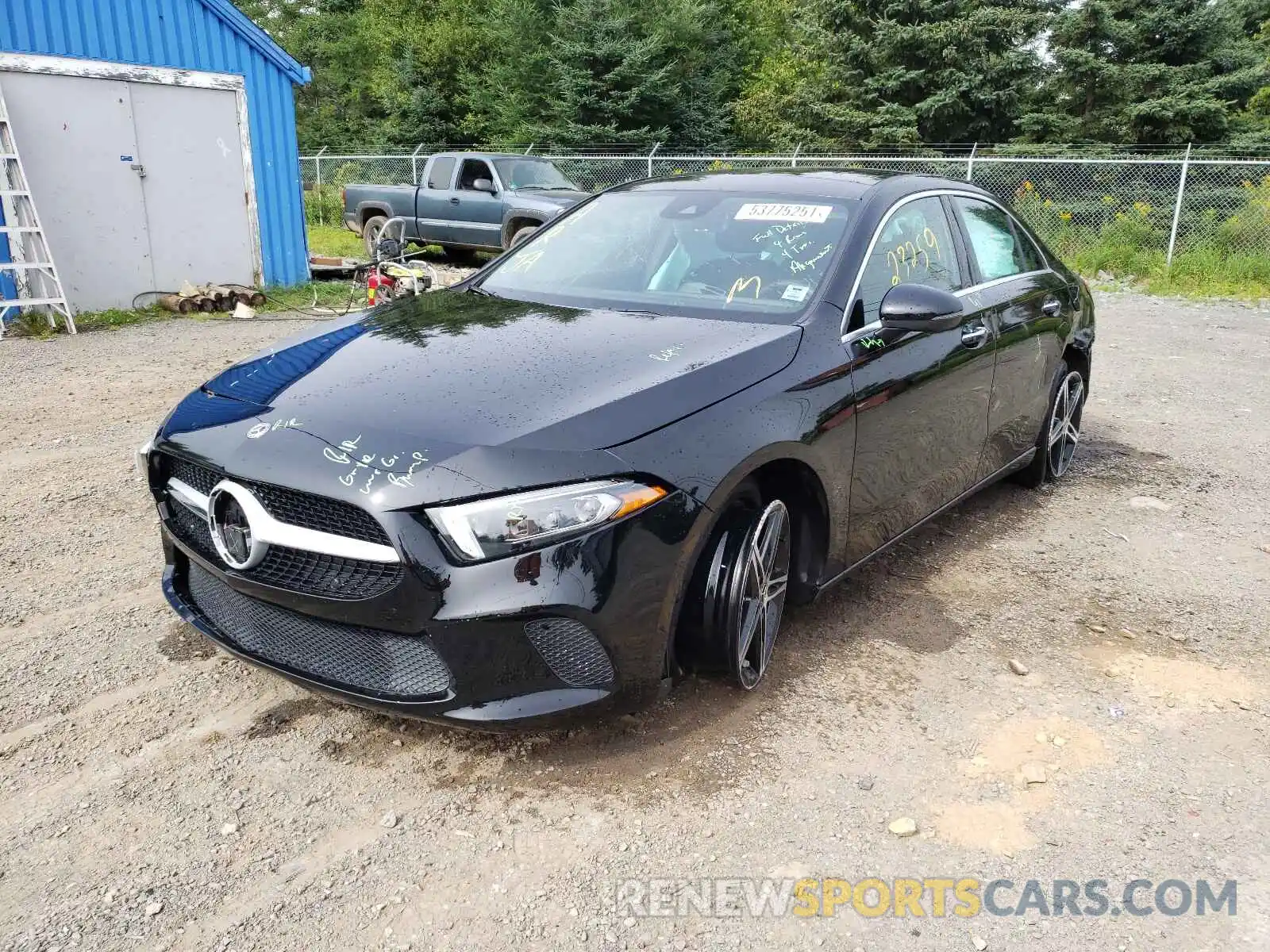 2 Photograph of a damaged car W1K3G4FB8LJ213470 MERCEDES-BENZ A-CLASS 2020