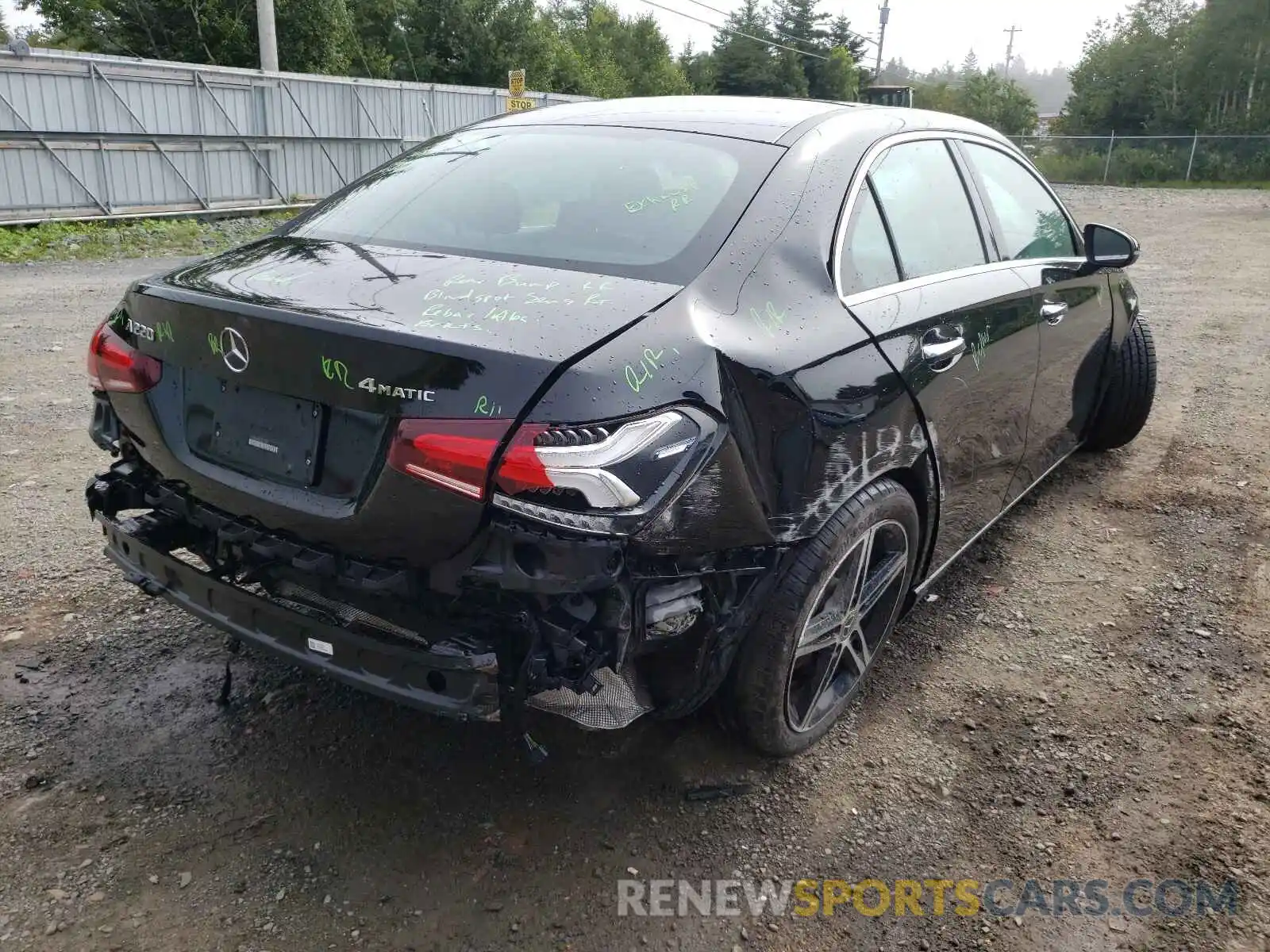 4 Photograph of a damaged car W1K3G4FB8LJ213470 MERCEDES-BENZ A-CLASS 2020