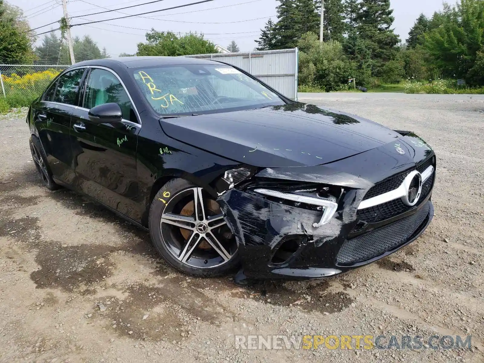 9 Photograph of a damaged car W1K3G4FB8LJ213470 MERCEDES-BENZ A-CLASS 2020