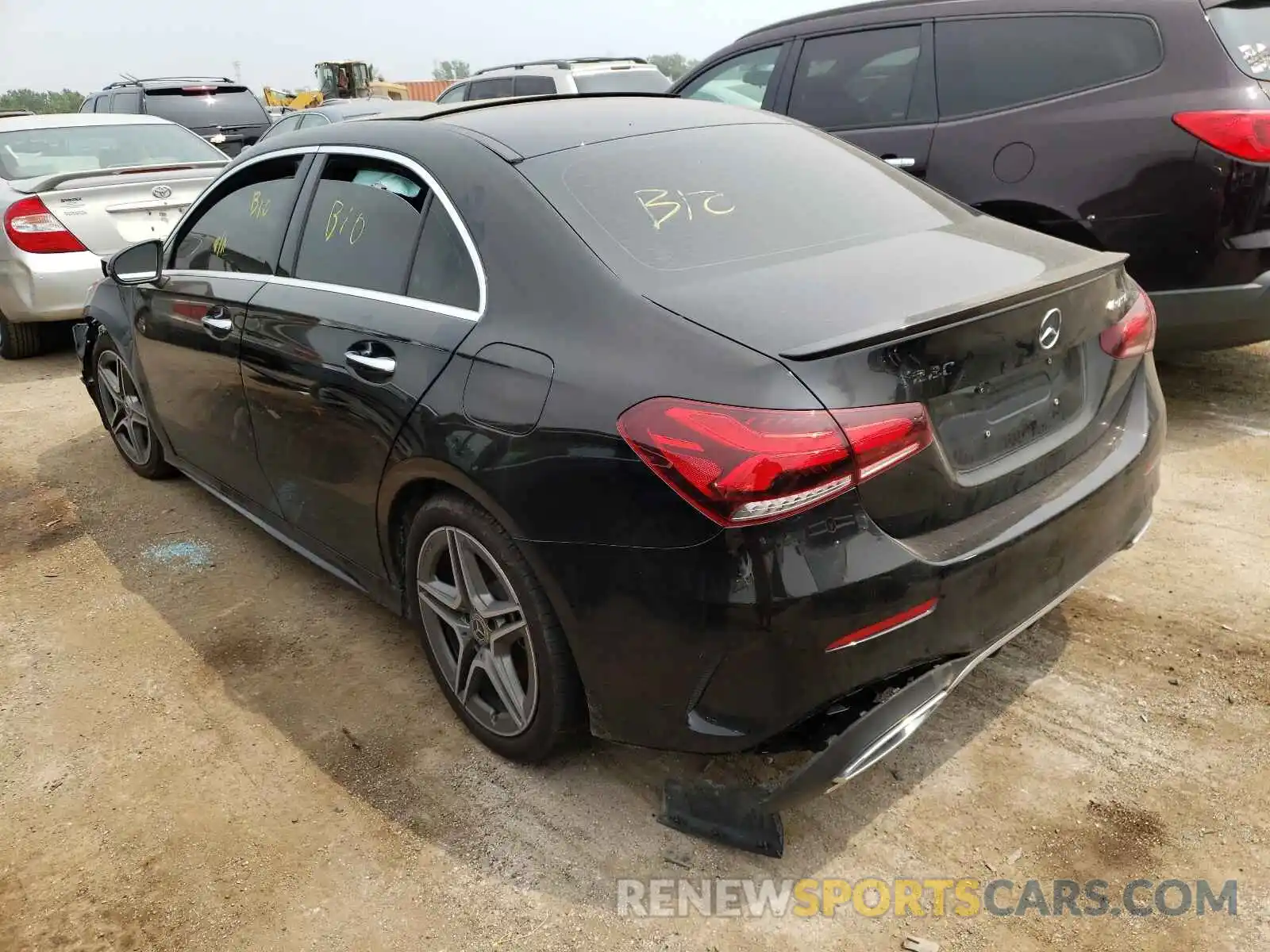 3 Photograph of a damaged car W1K3G4FB8LJ235260 MERCEDES-BENZ A-CLASS 2020