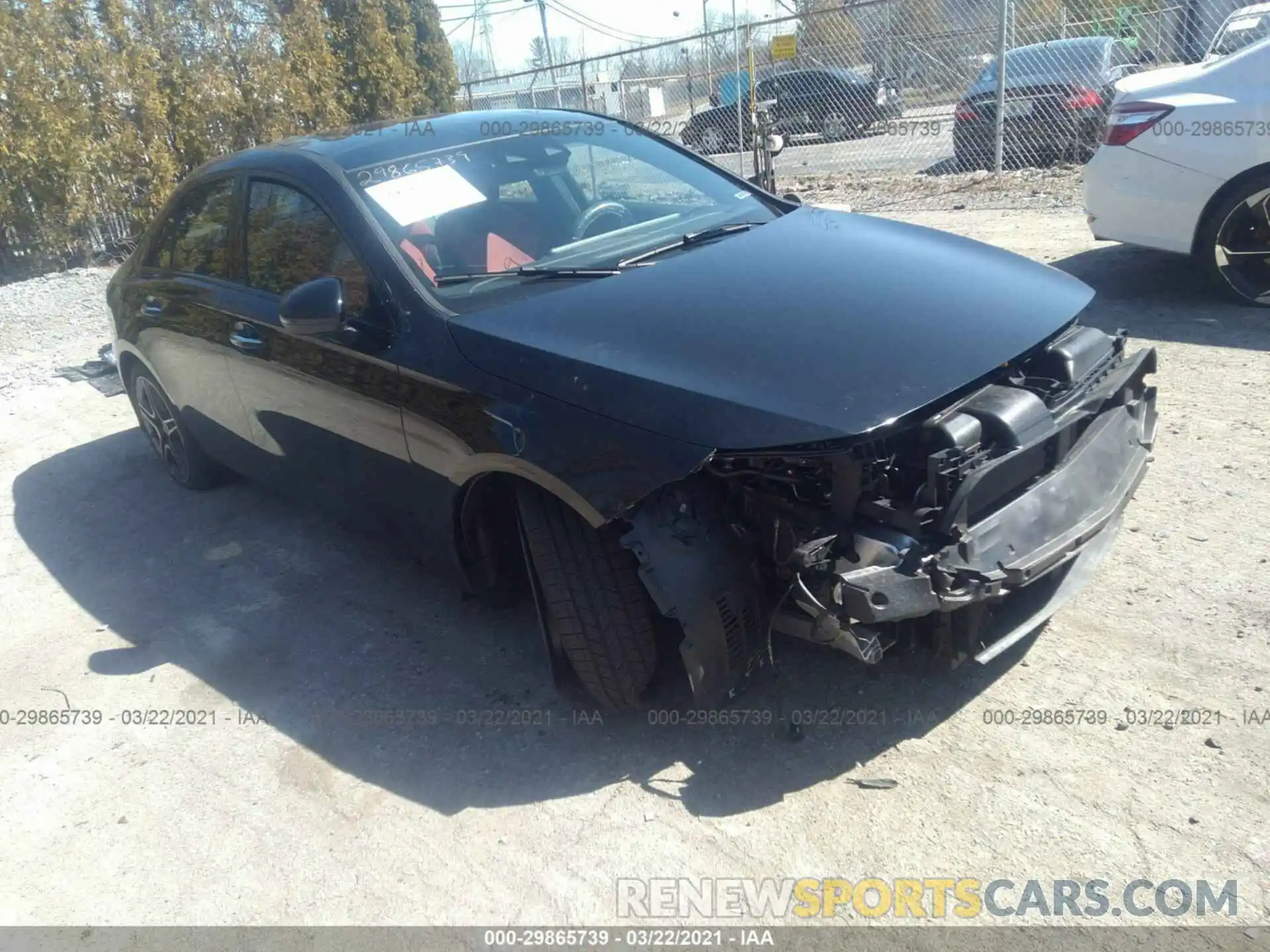 1 Photograph of a damaged car W1K3G4FB8LJ236795 MERCEDES-BENZ A-CLASS 2020