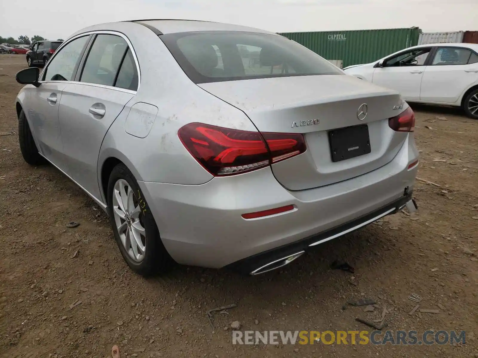 3 Photograph of a damaged car W1K3G4FB9LJ202347 MERCEDES-BENZ A-CLASS 2020