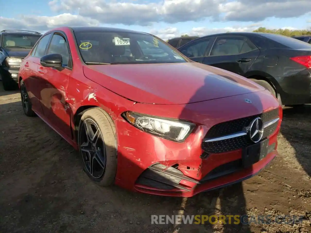 1 Photograph of a damaged car W1K3G4FB9LJ210951 MERCEDES-BENZ A-CLASS 2020