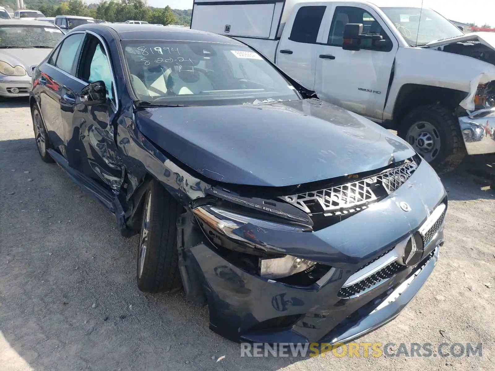 1 Photograph of a damaged car W1K3G4FB9LJ222145 MERCEDES-BENZ A-CLASS 2020